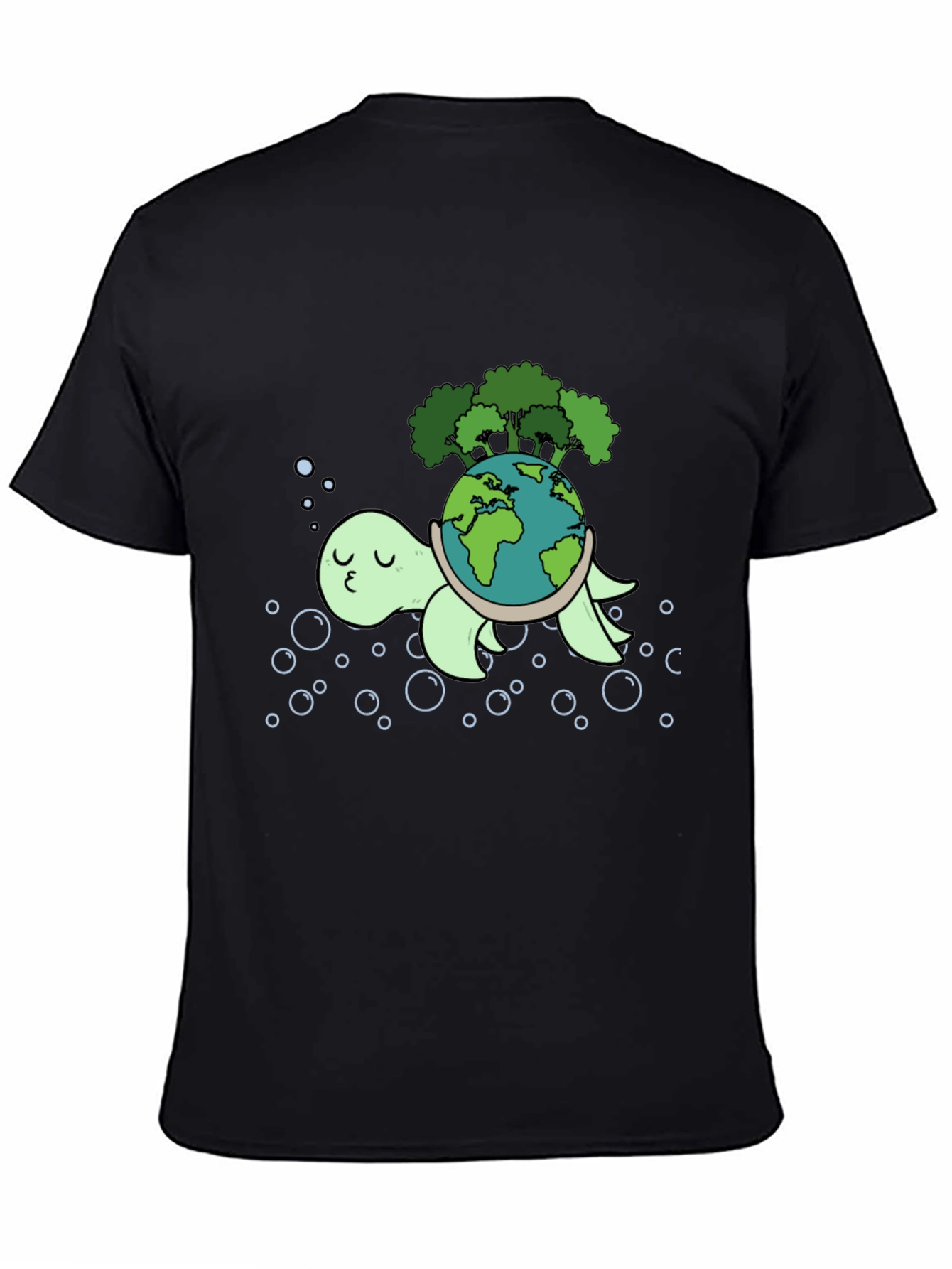 Eco Turtle Graphic Tee - Save the Planet!