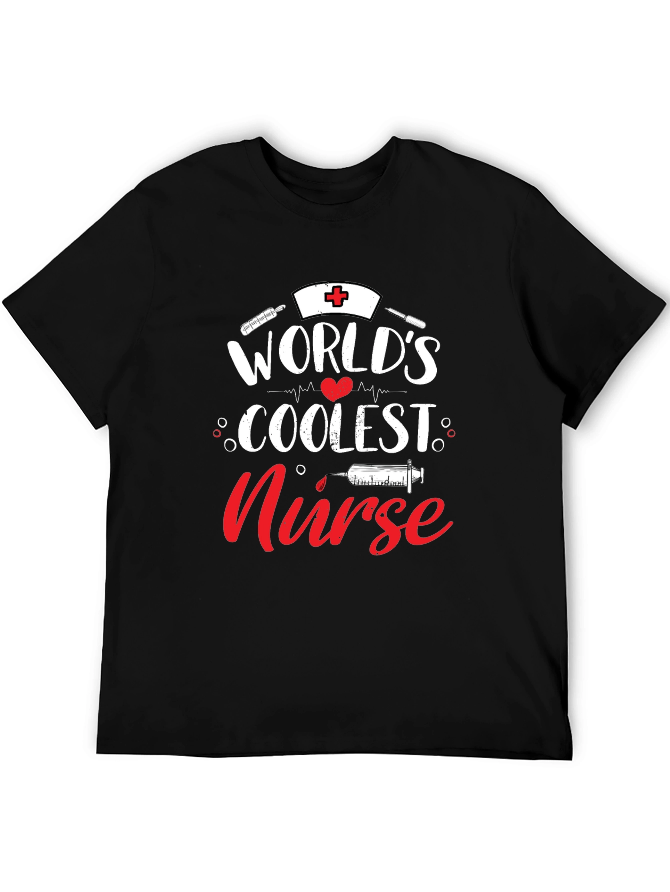 Worlds Coolest Nurse T-Shirt - Black