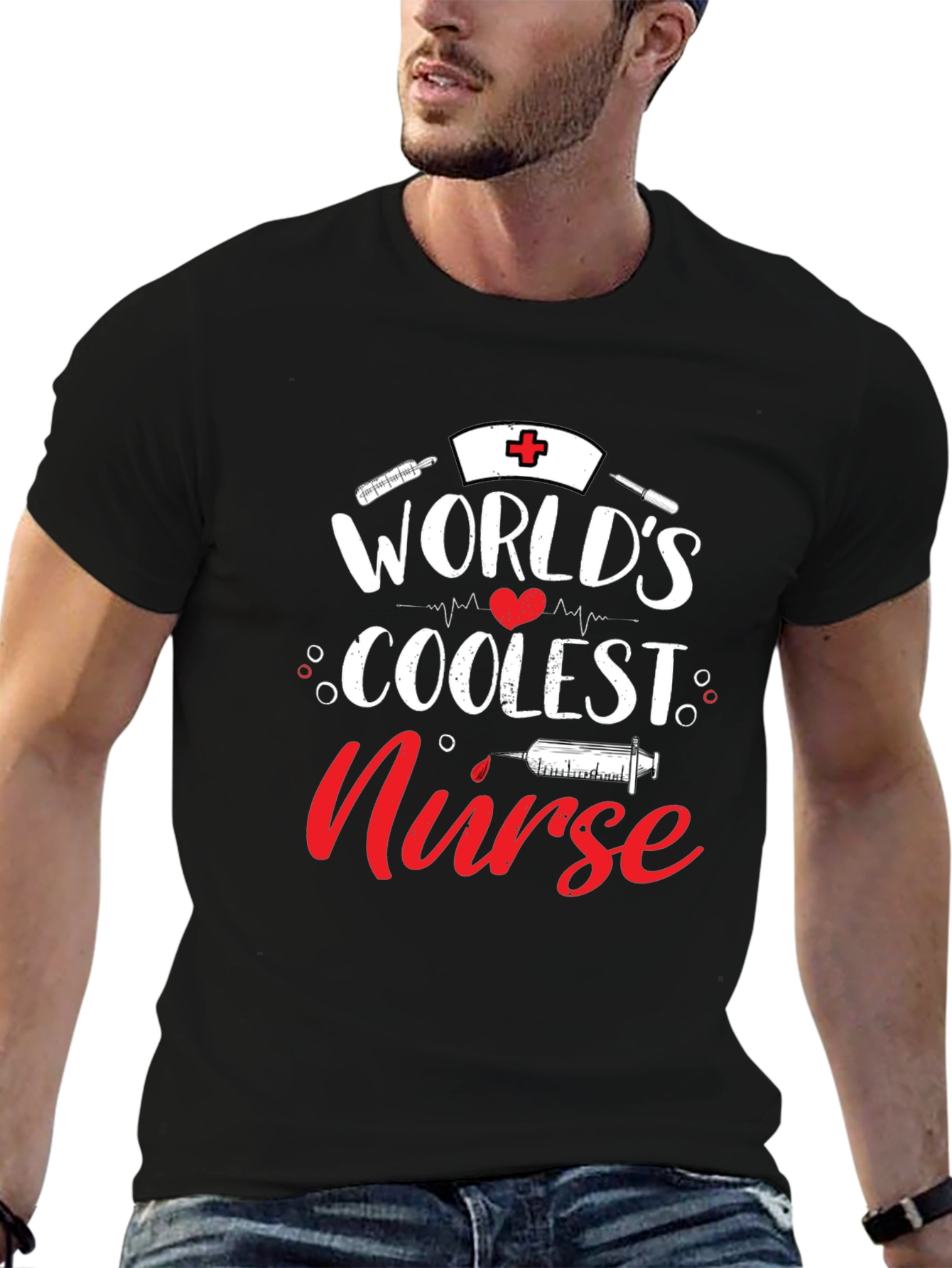 Worlds Coolest Nurse T-Shirt - Black