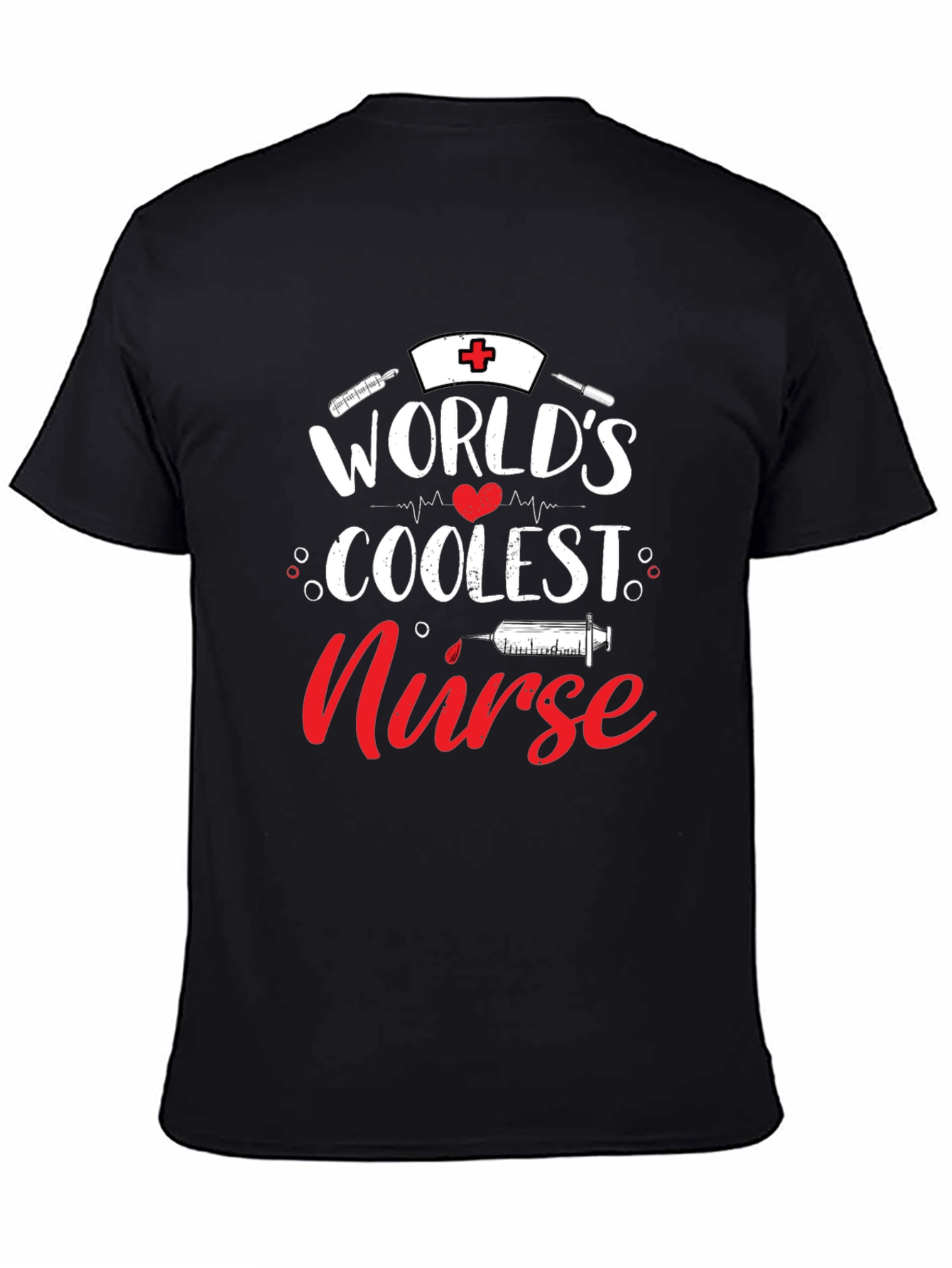 Worlds Coolest Nurse T-Shirt - Black