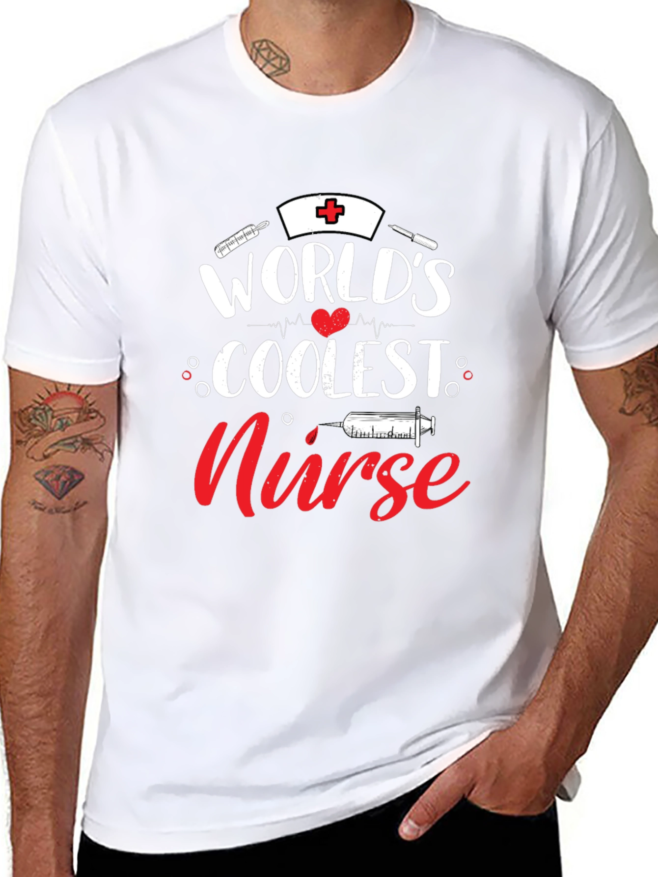 Worlds Coolest Nurse T-Shirt - Black