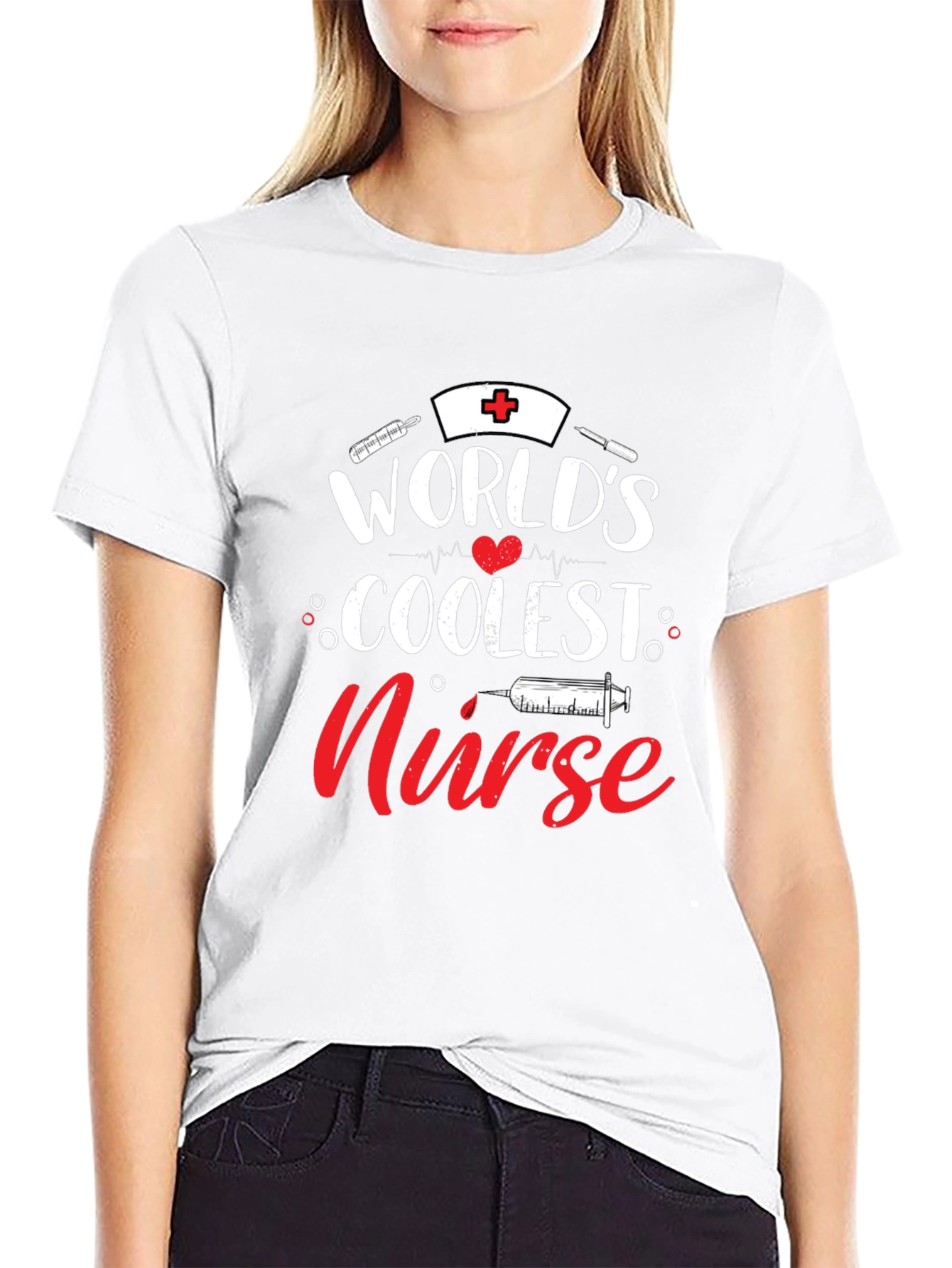 Worlds Coolest Nurse T-Shirt - Black
