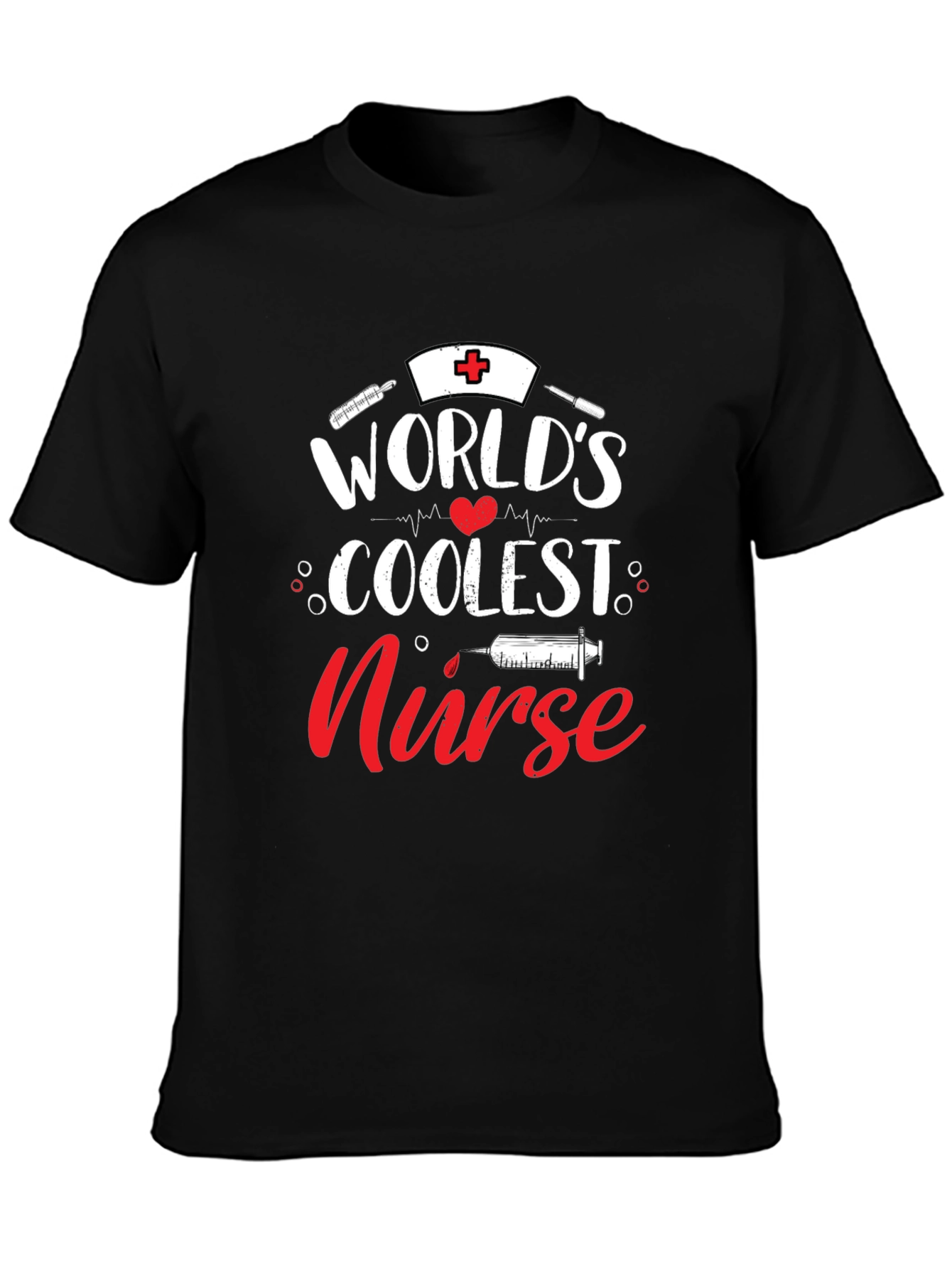 Worlds Coolest Nurse T-Shirt - Black