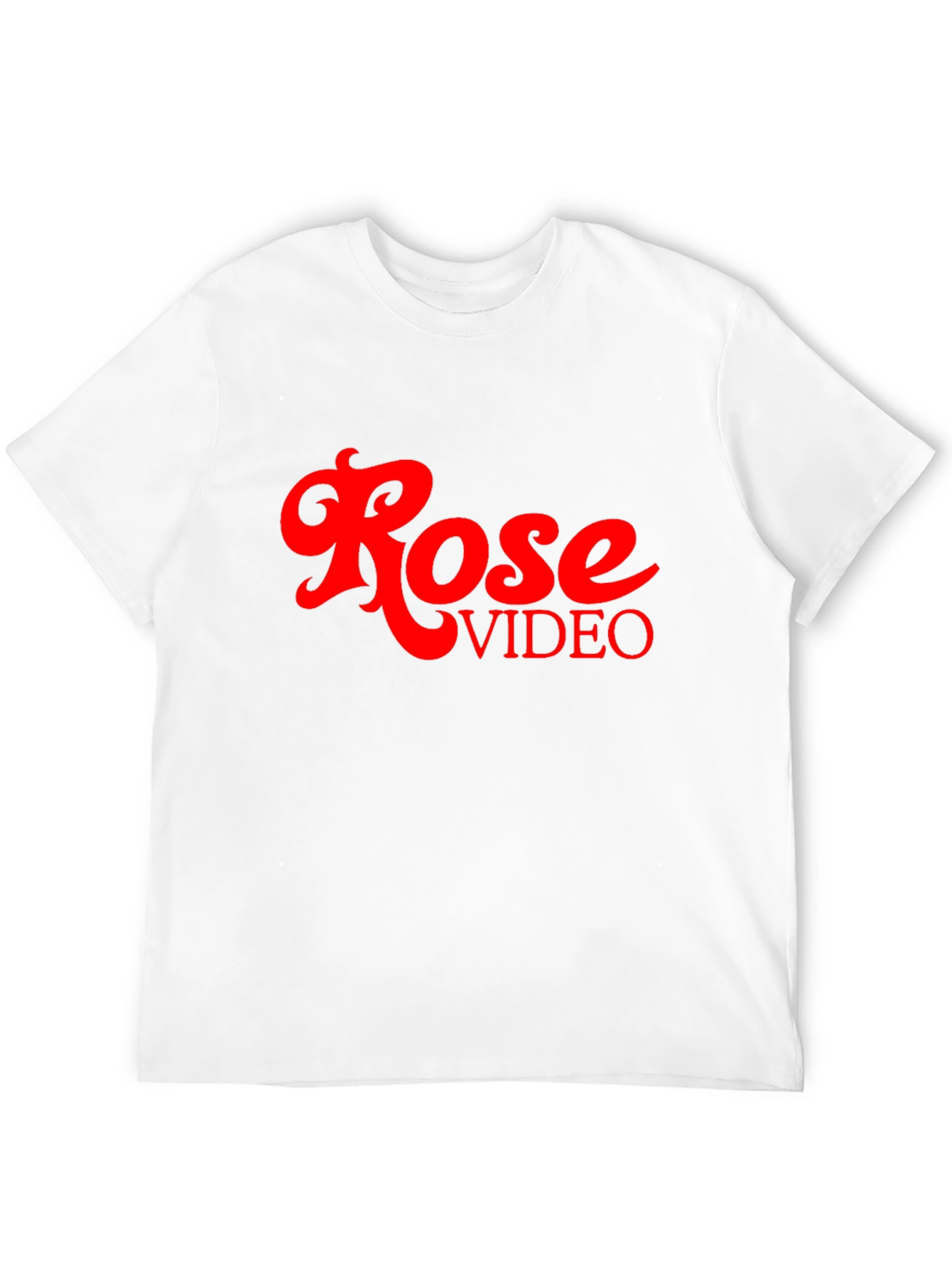 Retro Rose Video Black Graphic Tee