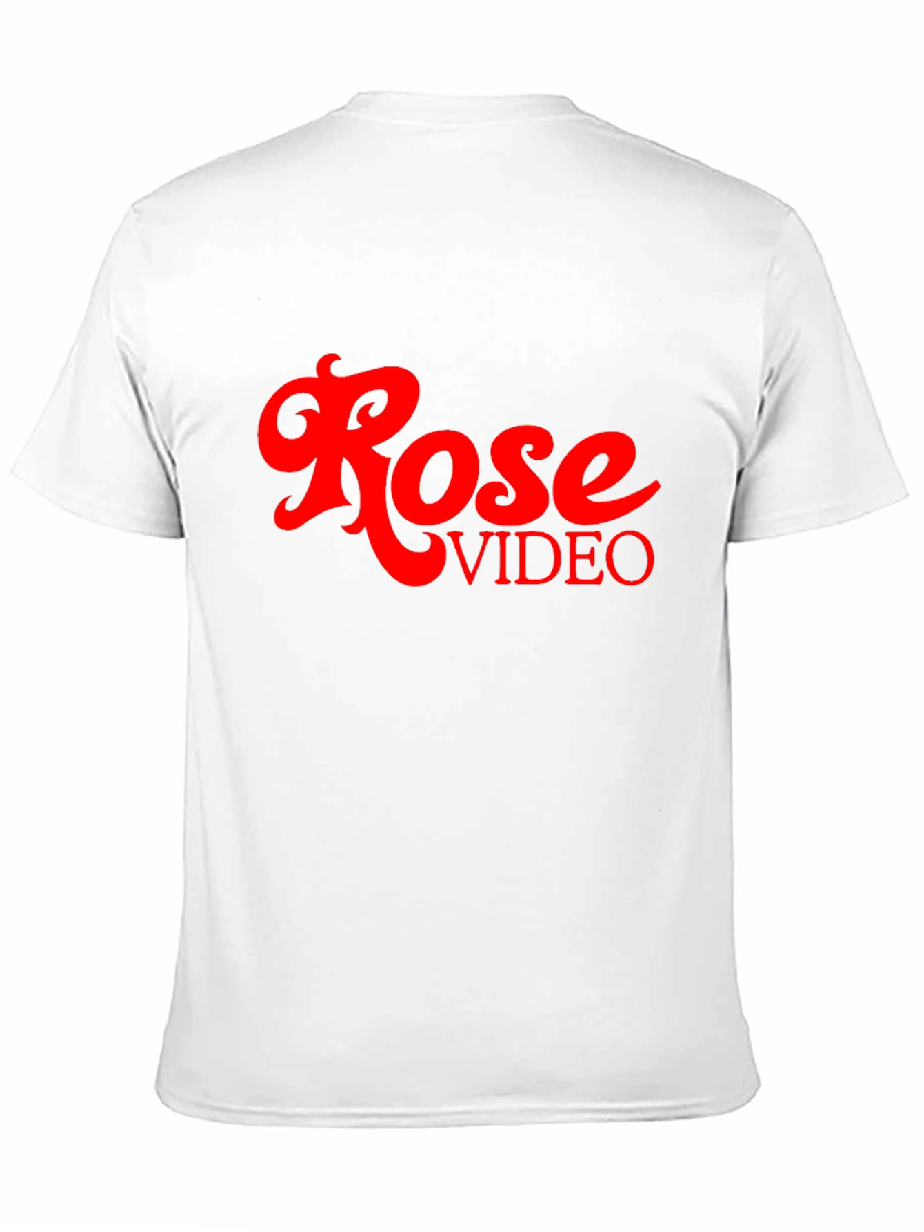 Retro Rose Video Black Graphic Tee