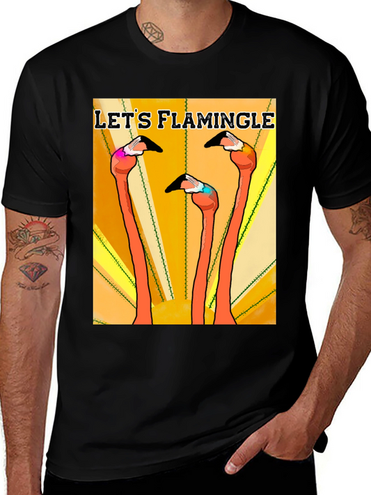 Lets Flamingle T-Shirt - Flamingo Fun