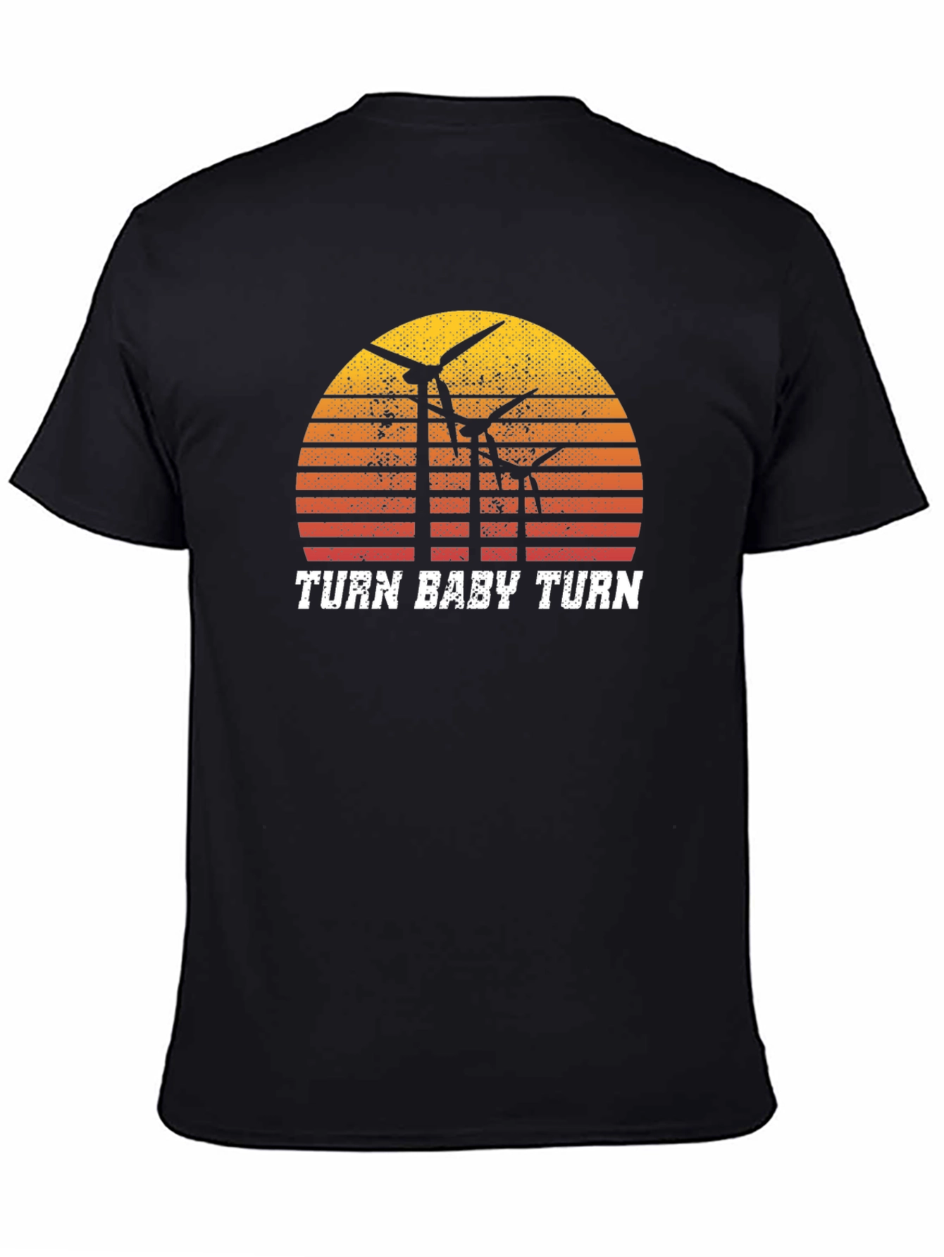 Turn Baby Turn Graphic Tee - Black