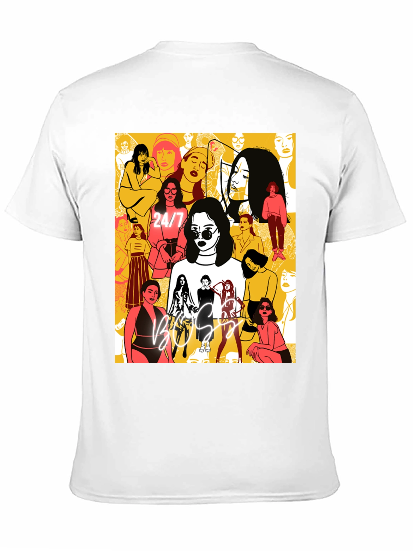 Boss Lady Graphic Tee - Black Cotton T-Shirt