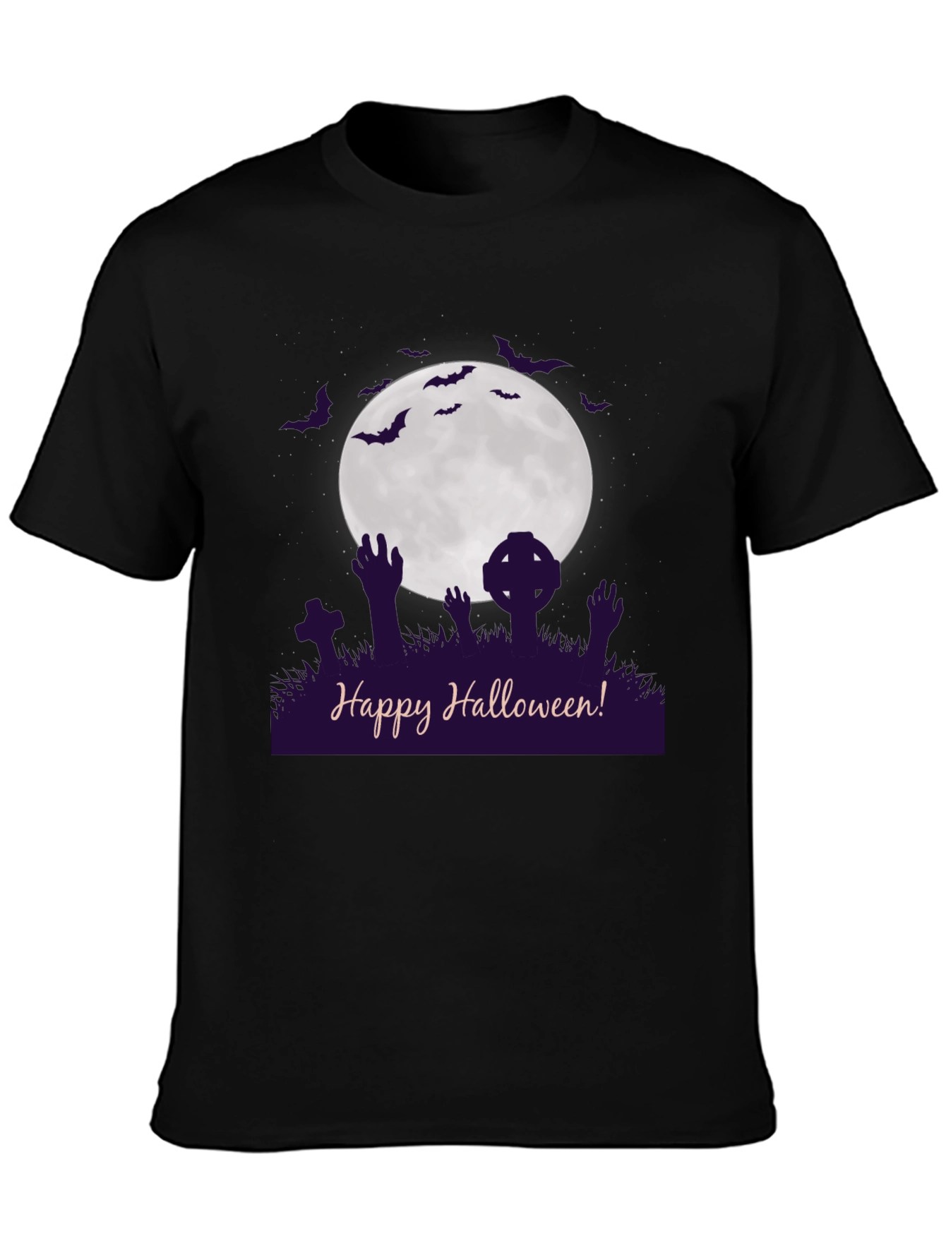 Halloween Zombie Moon T-Shirt