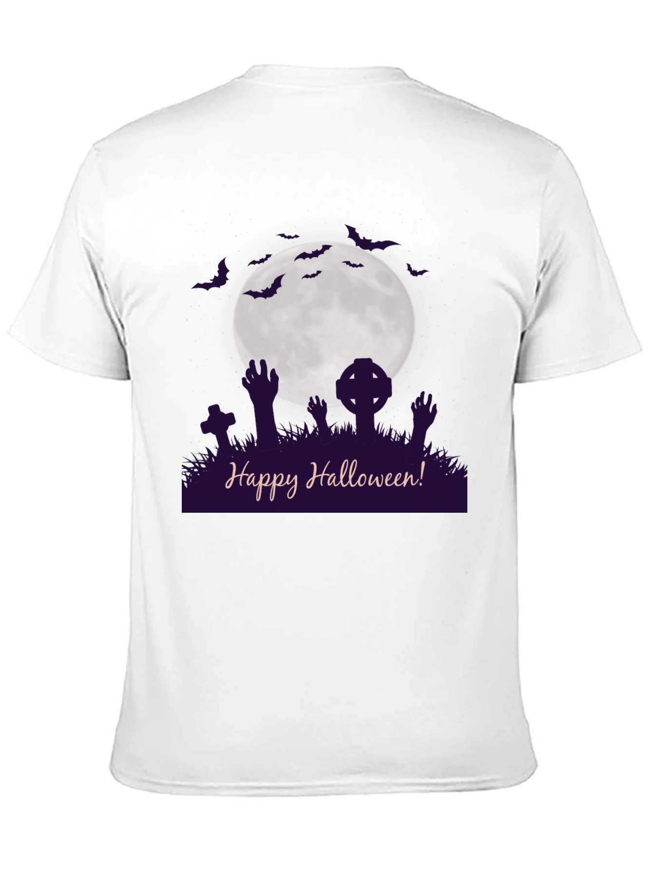 Halloween Zombie Moon T-Shirt