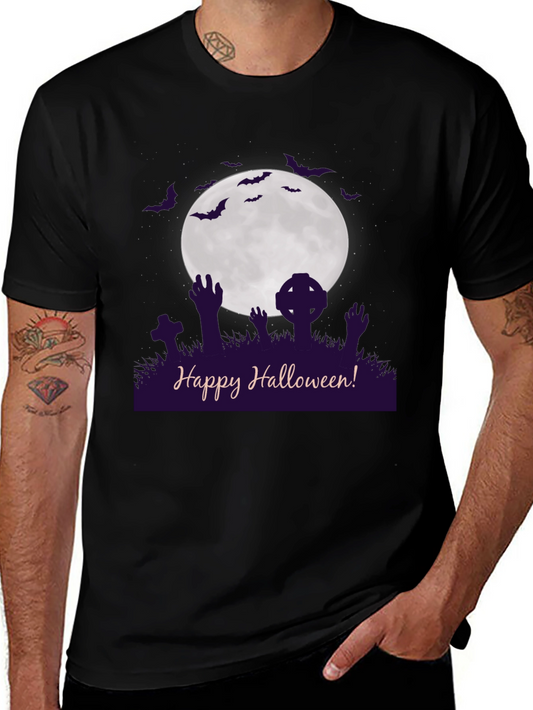 Halloween Zombie Moon T-Shirt