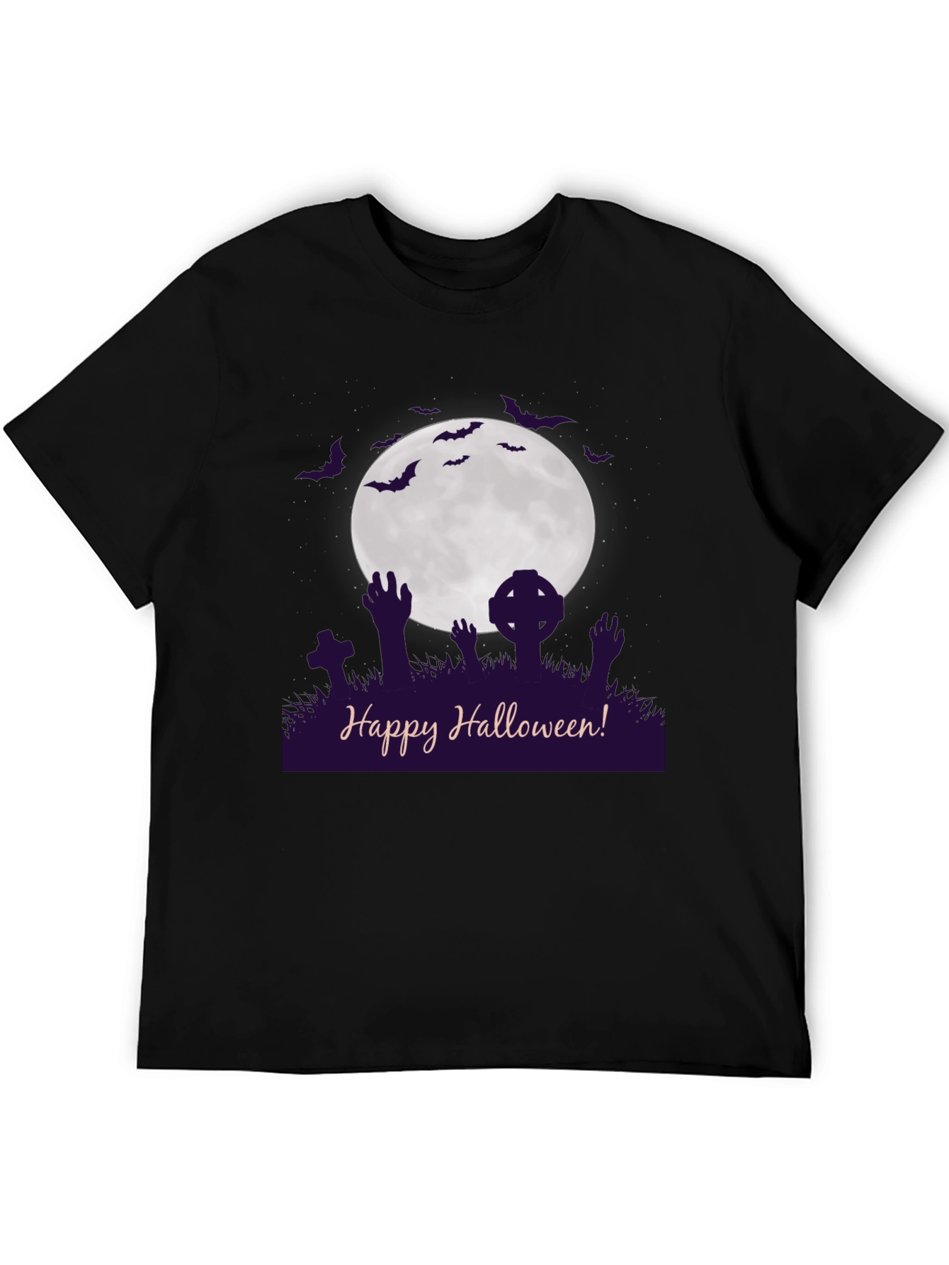 Halloween Zombie Moon T-Shirt