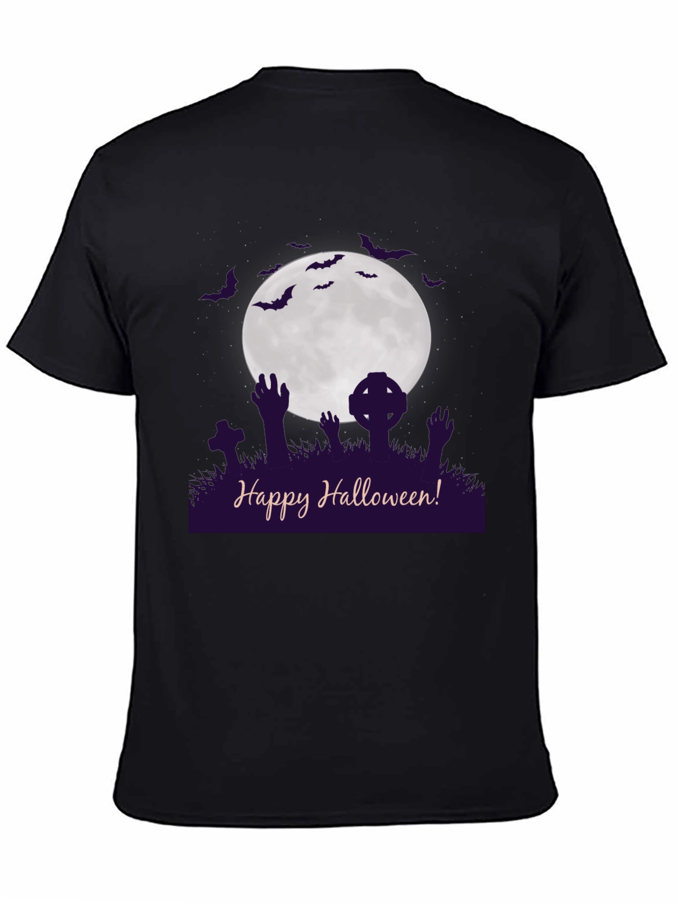 Halloween Zombie Moon T-Shirt