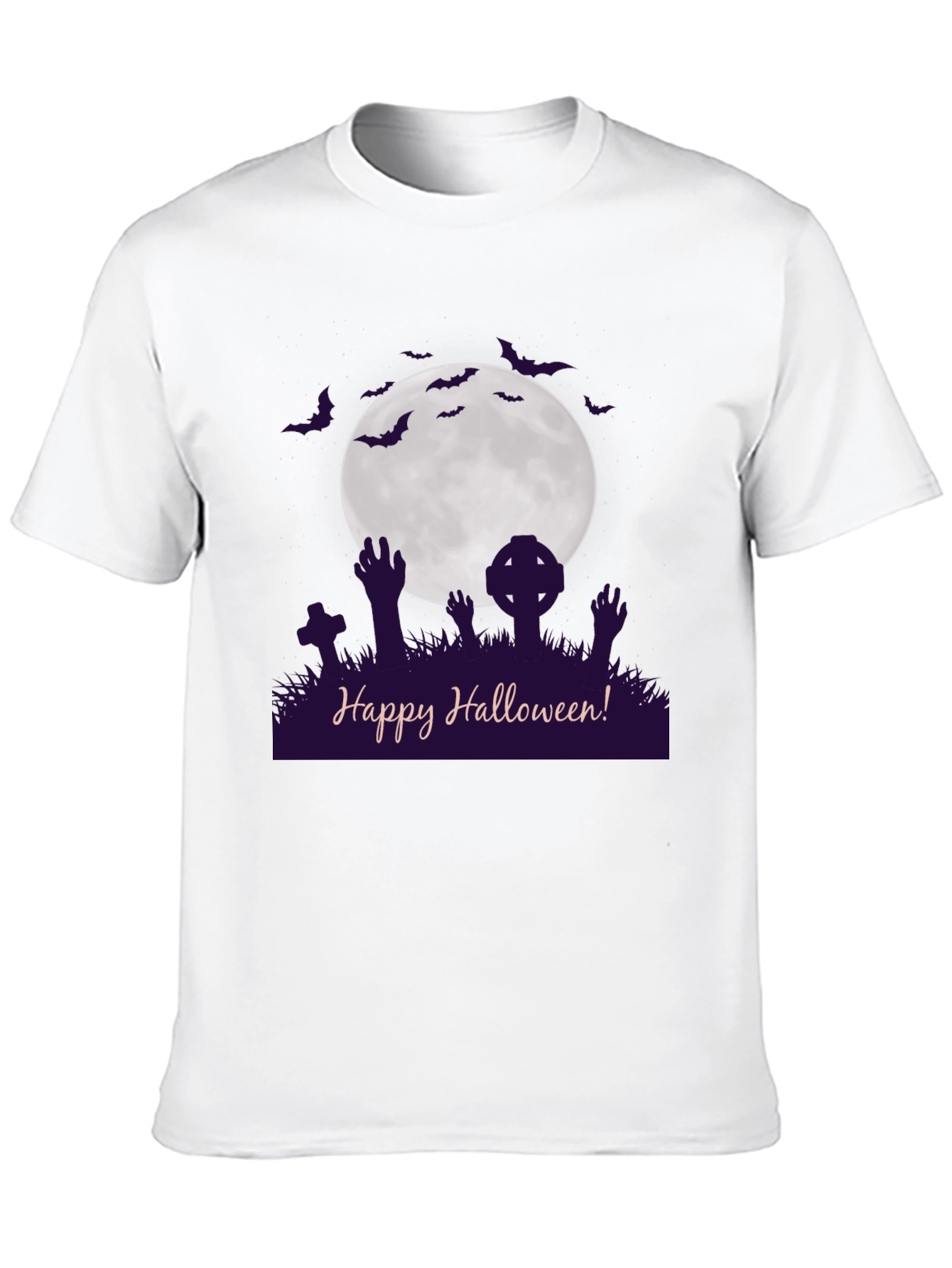 Halloween Zombie Moon T-Shirt