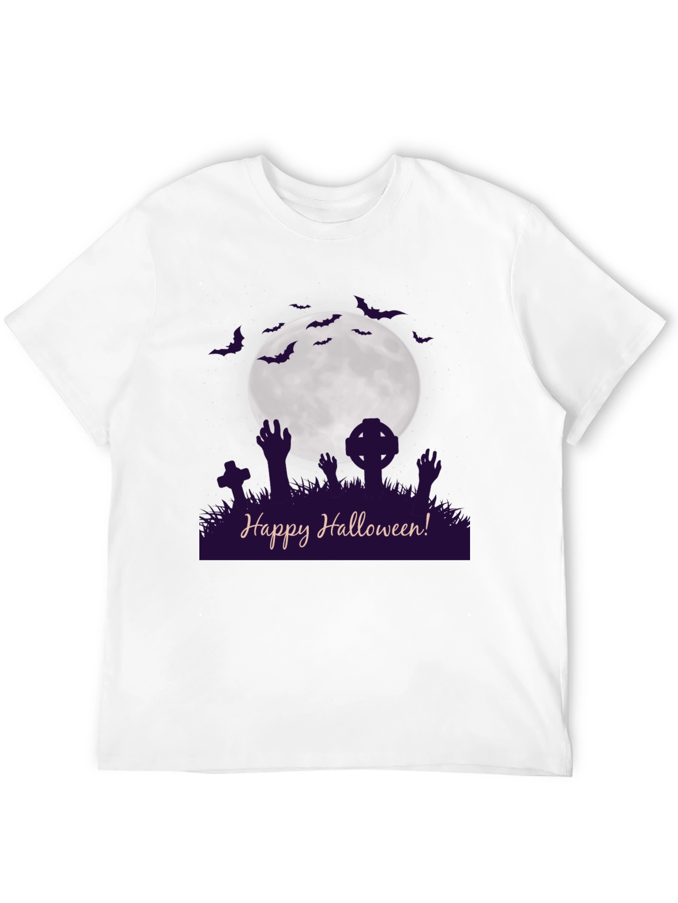 Halloween Zombie Moon T-Shirt