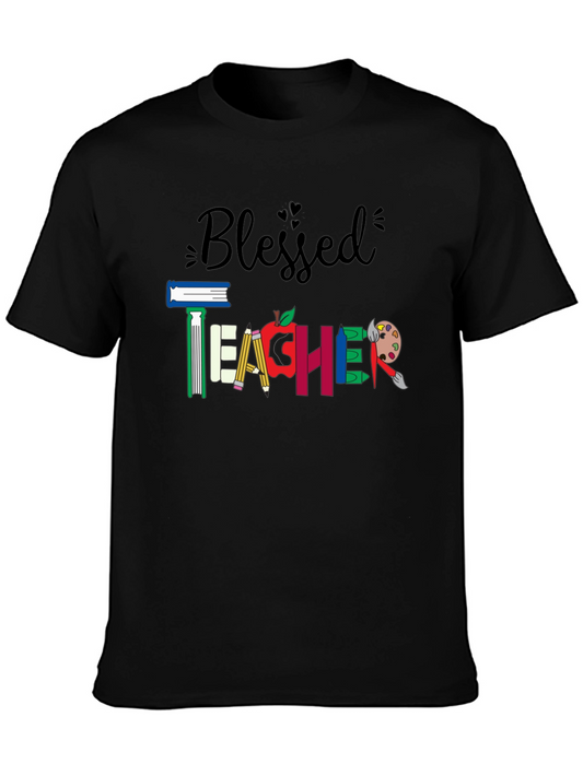 Blessed Teacher Graphic Tee - Back to School
