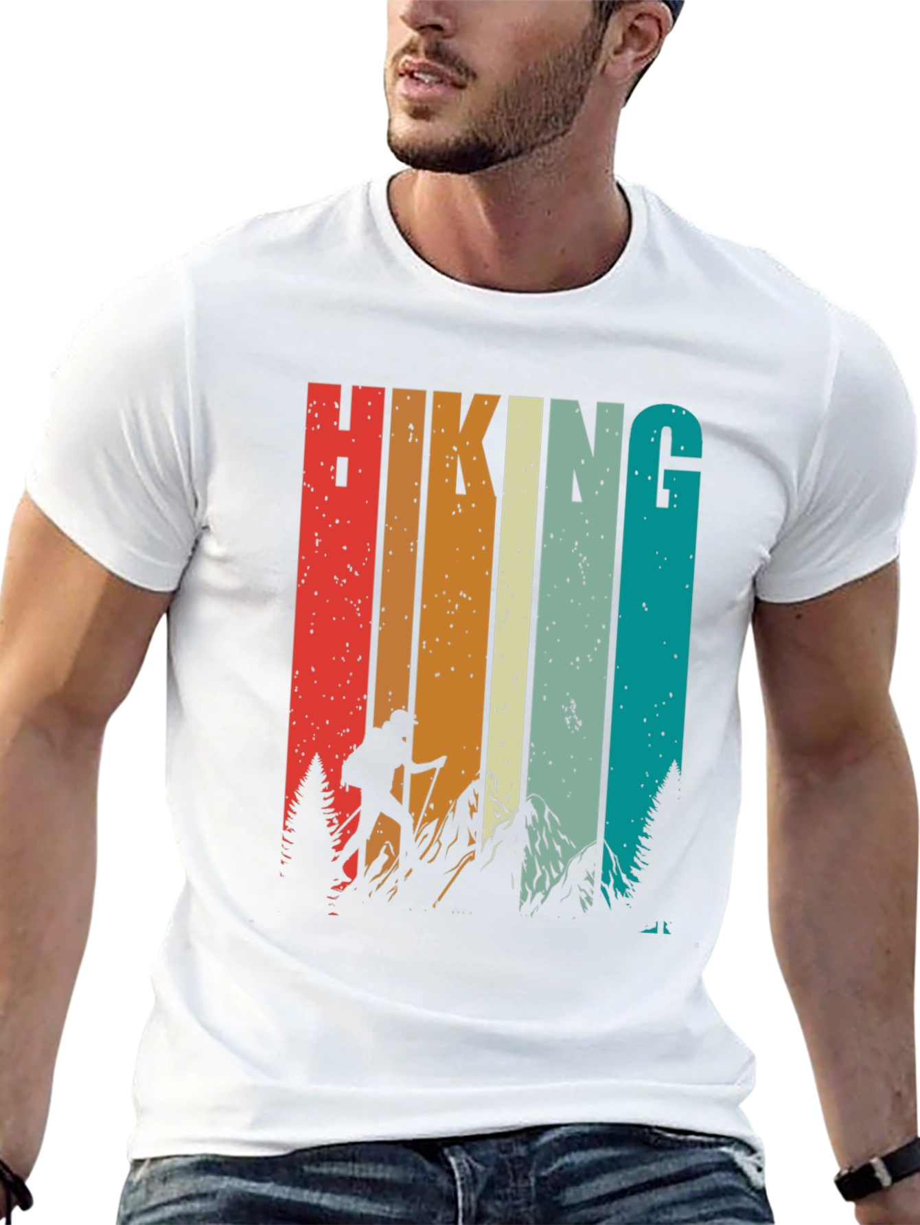 Retro Hiking Adventure T-Shirt - Outdoor Style