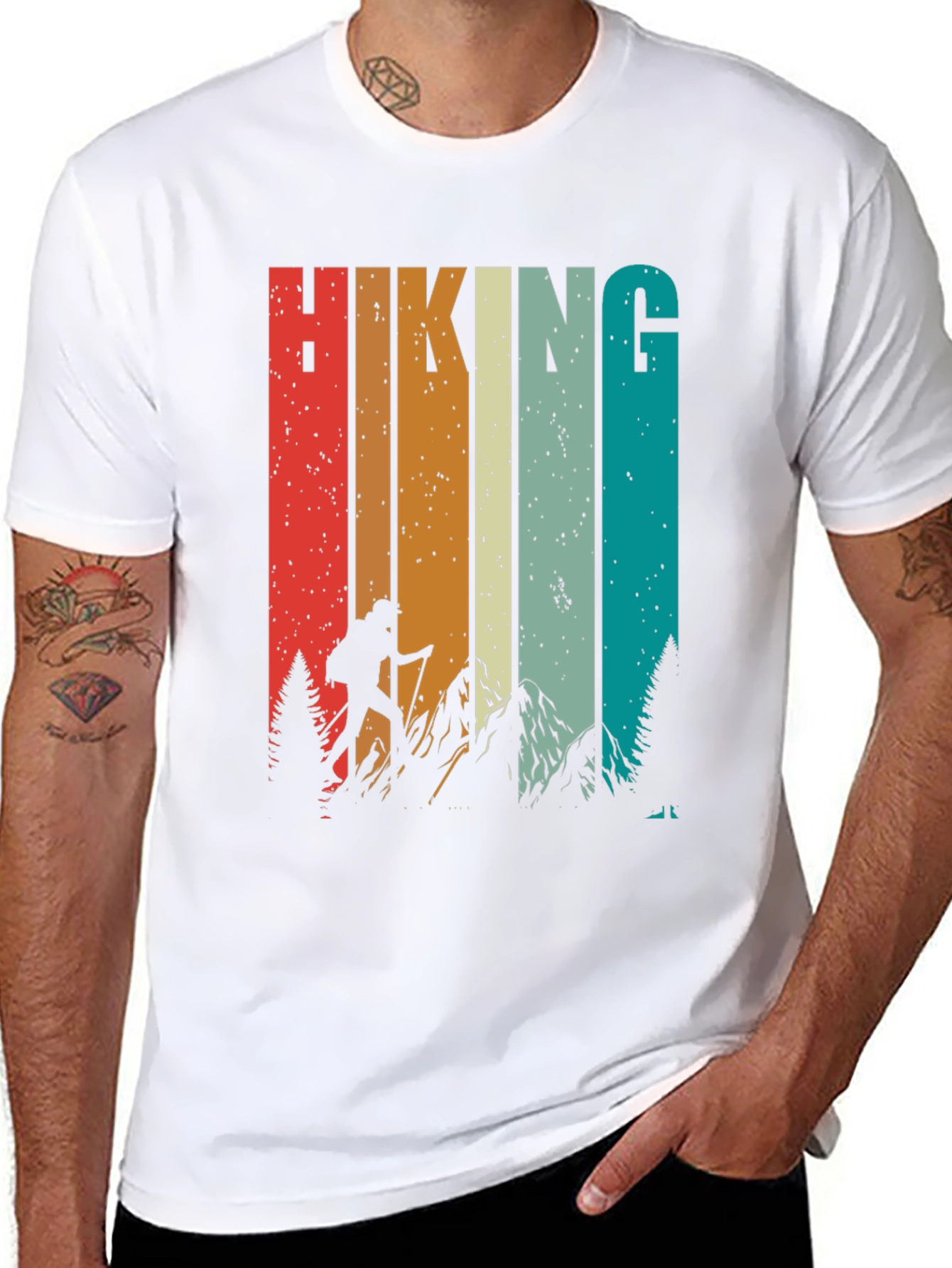 Retro Hiking Adventure T-Shirt - Outdoor Style