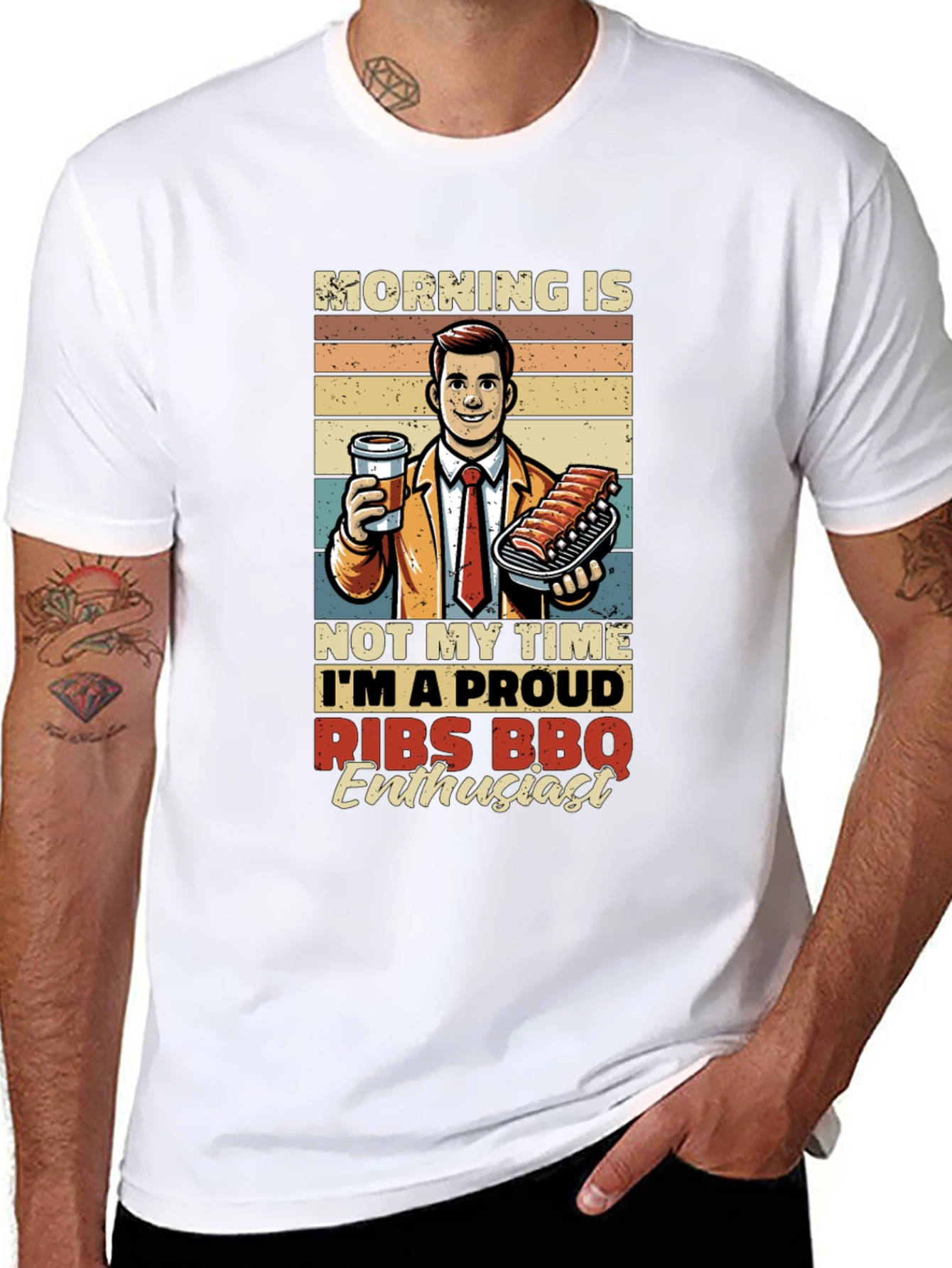 Proud Ribs BBQ Enthusiast T-Shirt
