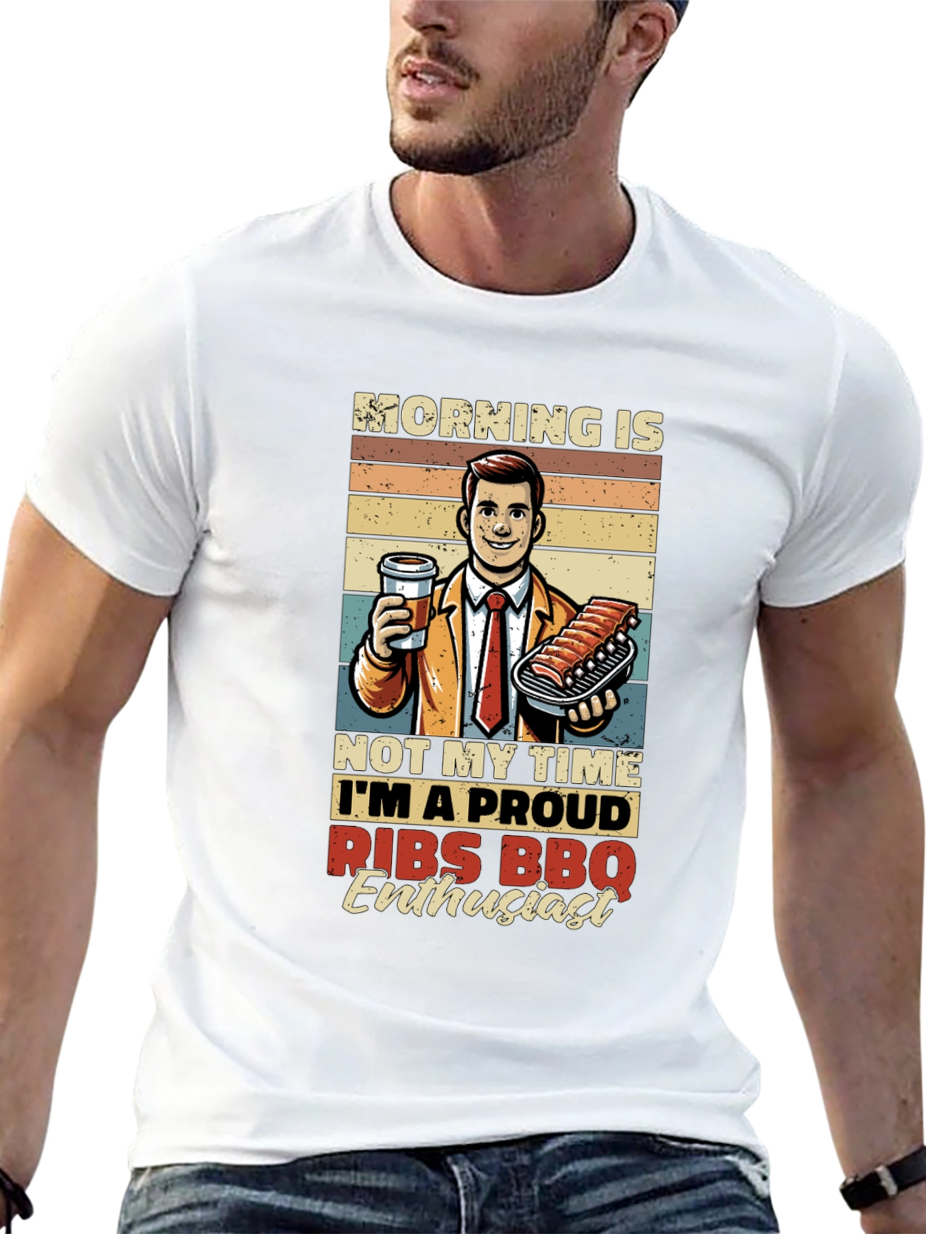 Proud Ribs BBQ Enthusiast T-Shirt