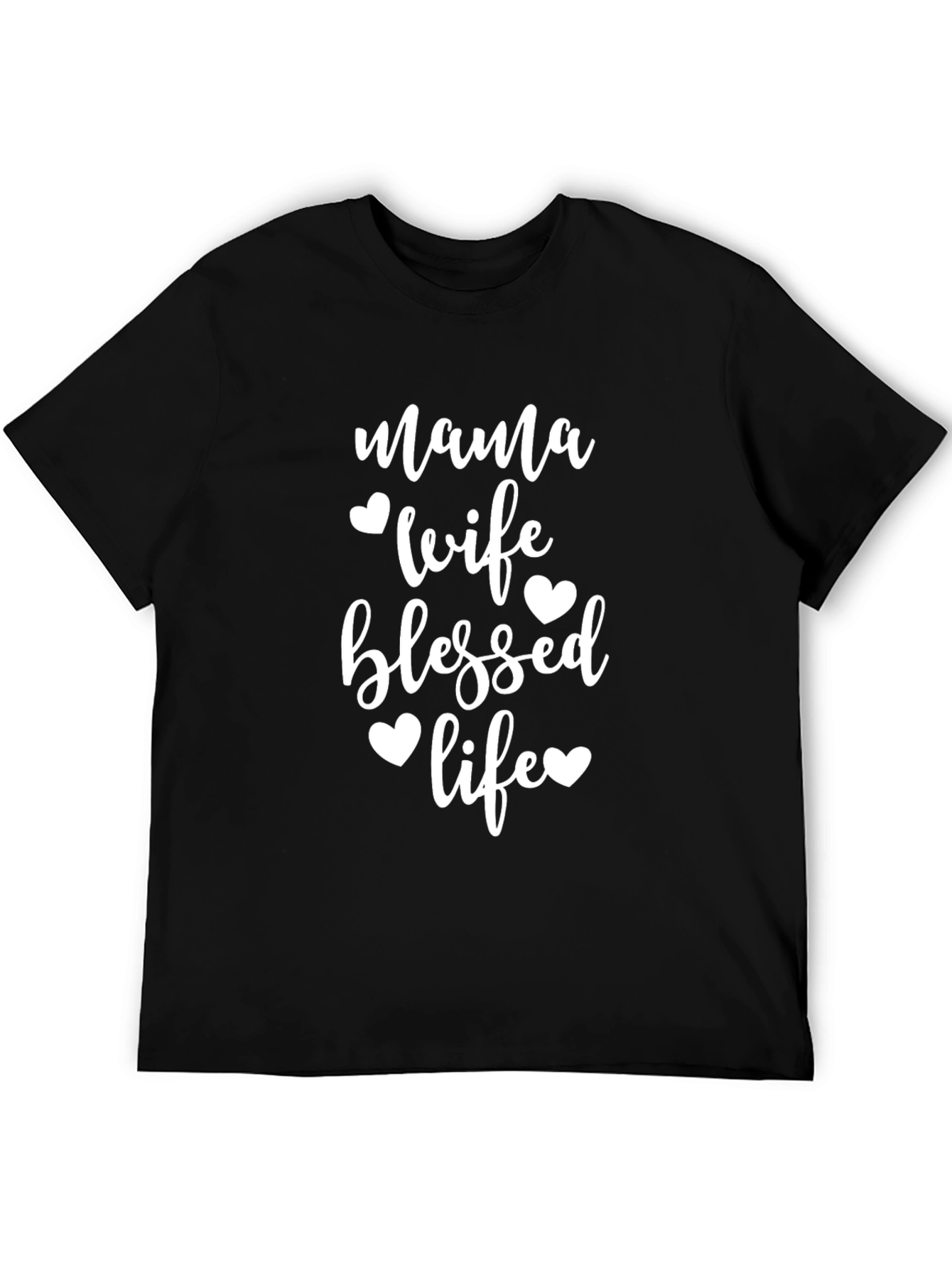 Mama Wife Blessed Life Graphic Tee