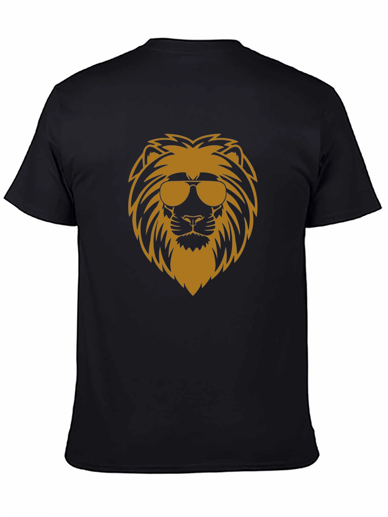 Cool Lion Graphic T-Shirt - Black