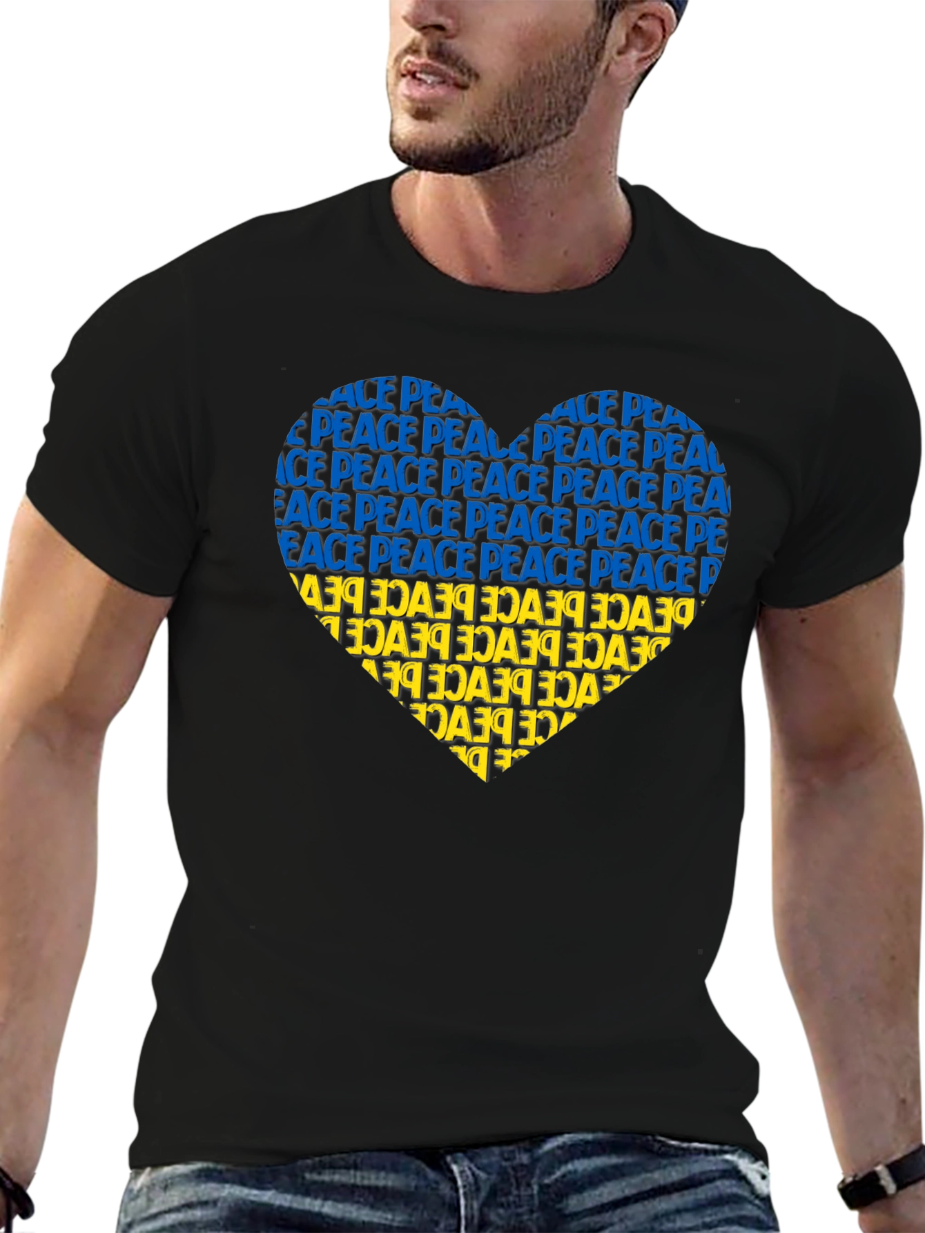 Ukraine Peace Heart T-Shirt