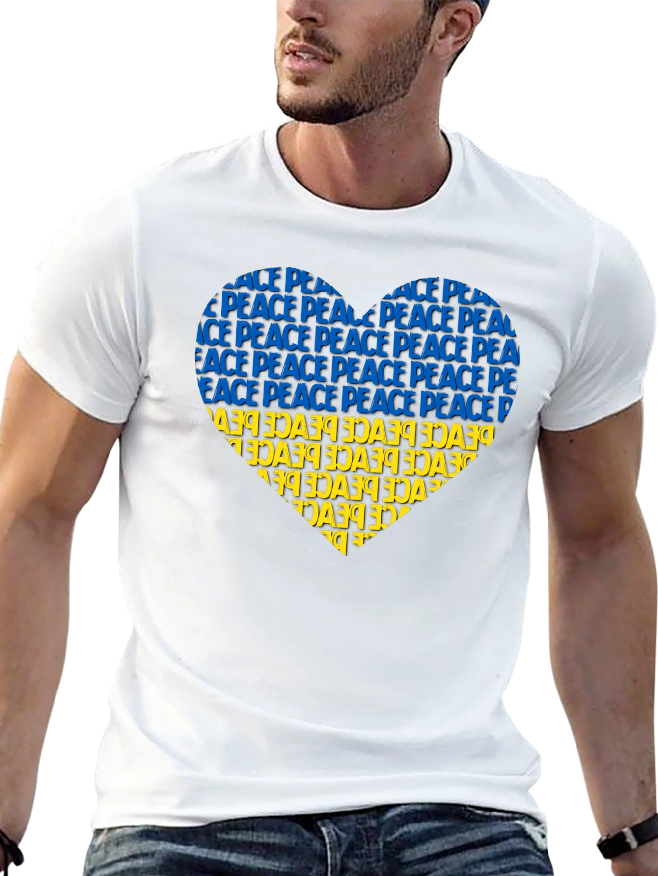 Ukraine Peace Heart T-Shirt
