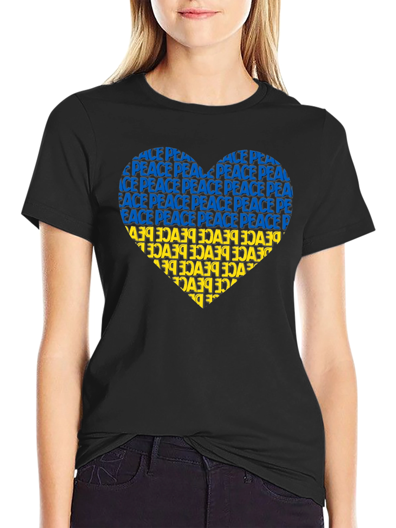 Ukraine Peace Heart T-Shirt