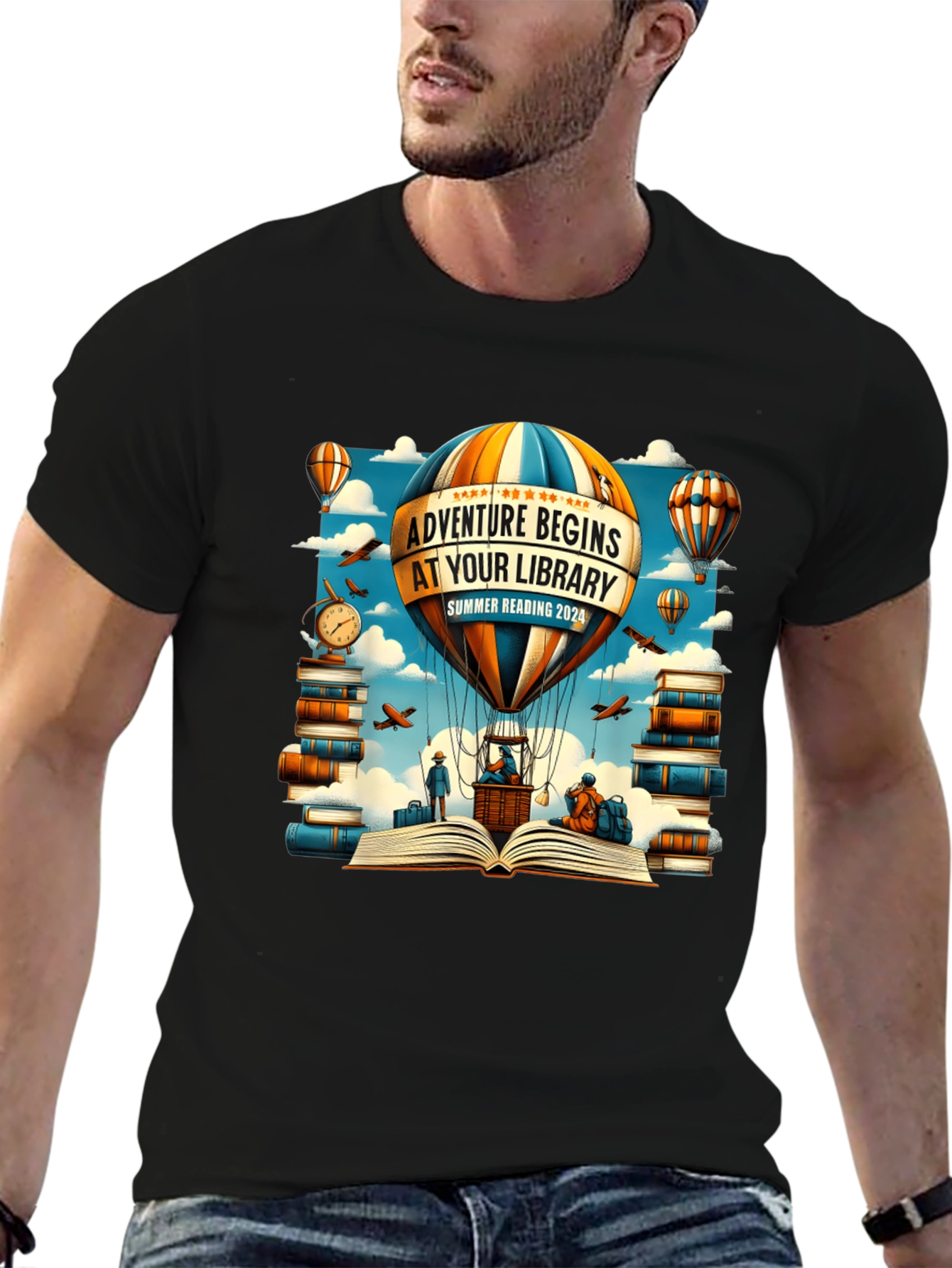 Adventure Begins at Your Library T-Shirt