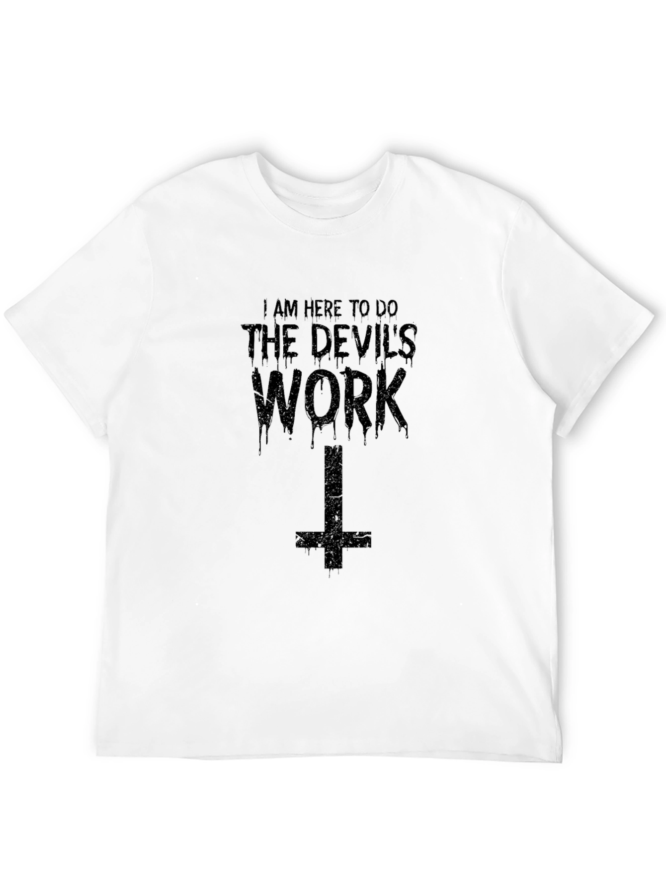 Devils Work Graphic Tee - Dark Humor