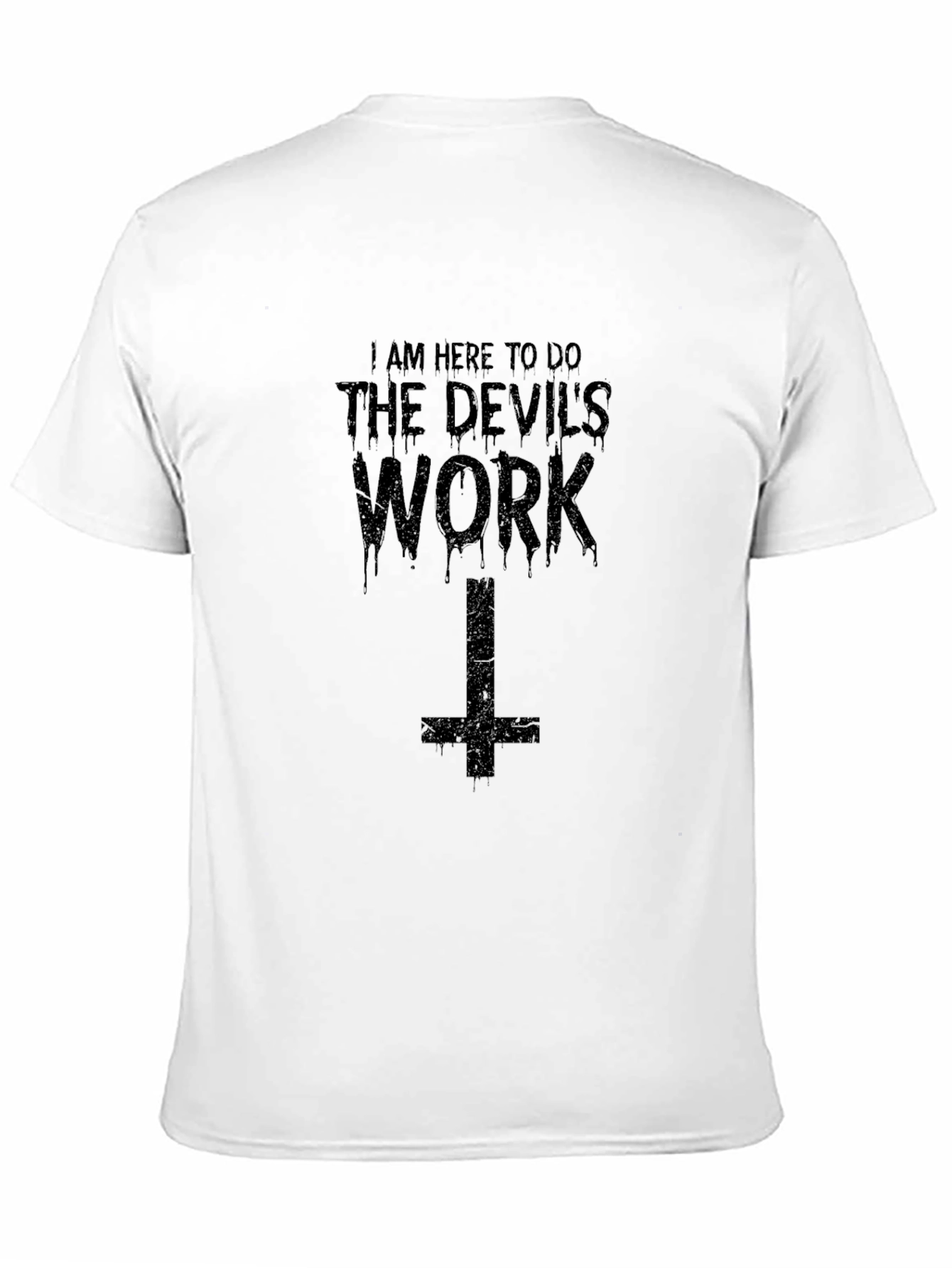 Devils Work Graphic Tee - Dark Humor