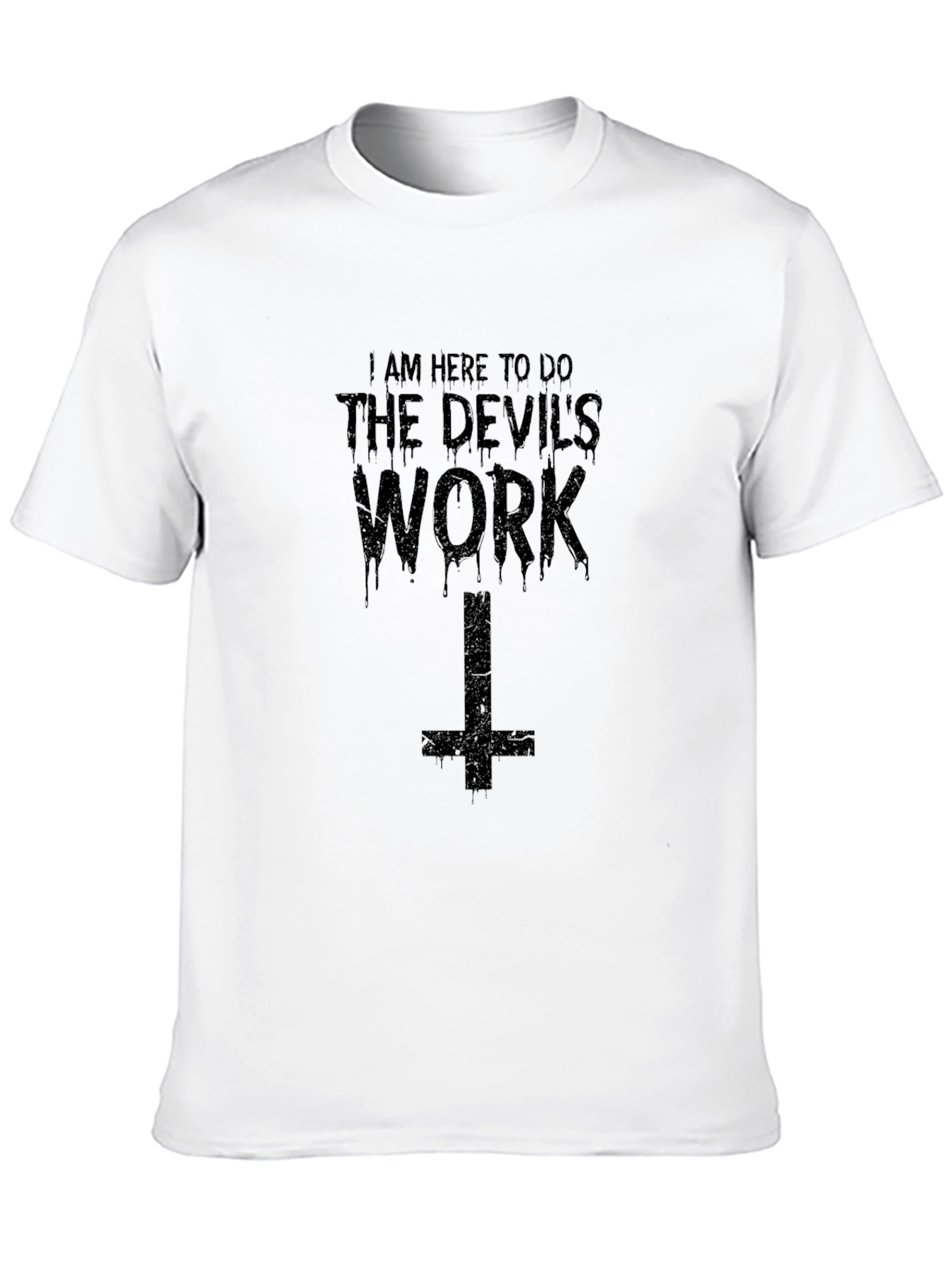 Devils Work Graphic Tee - Dark Humor