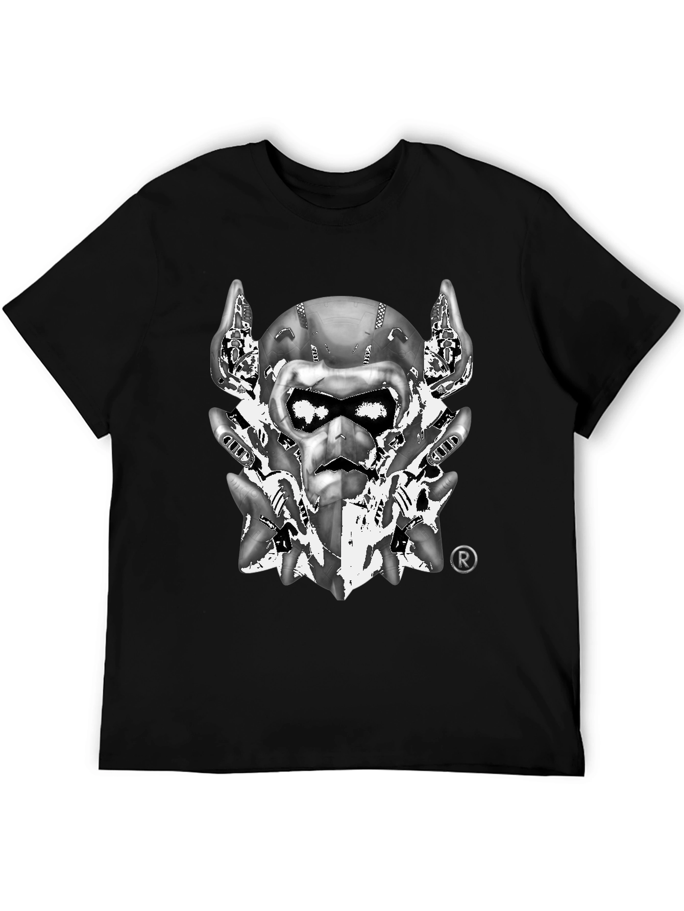 Cyber Ape Graphic T-Shirt - Futuristic Design
