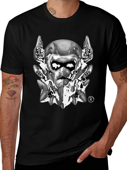 Cyber Ape Graphic T-Shirt - Futuristic Design