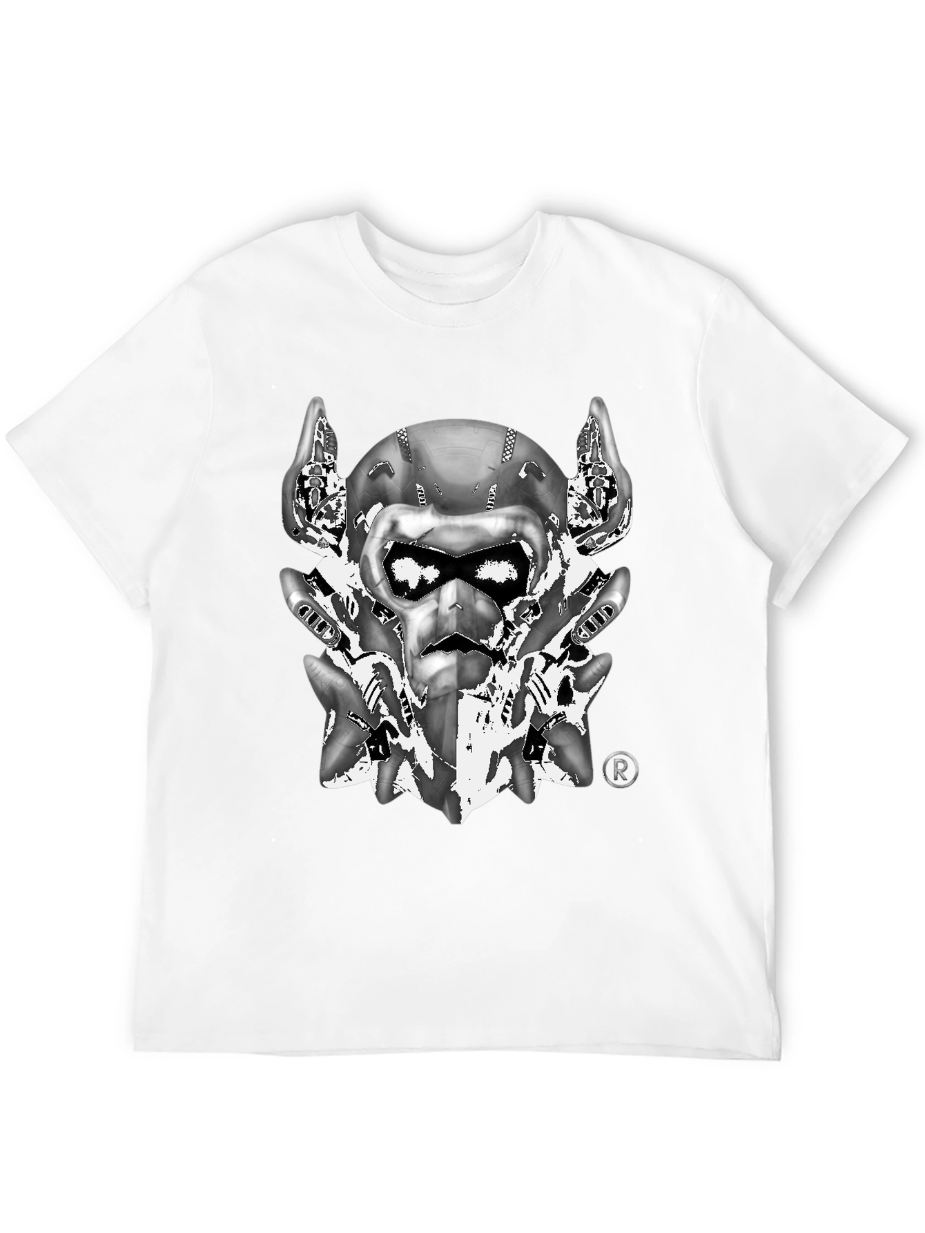Cyber Ape Graphic T-Shirt - Futuristic Design