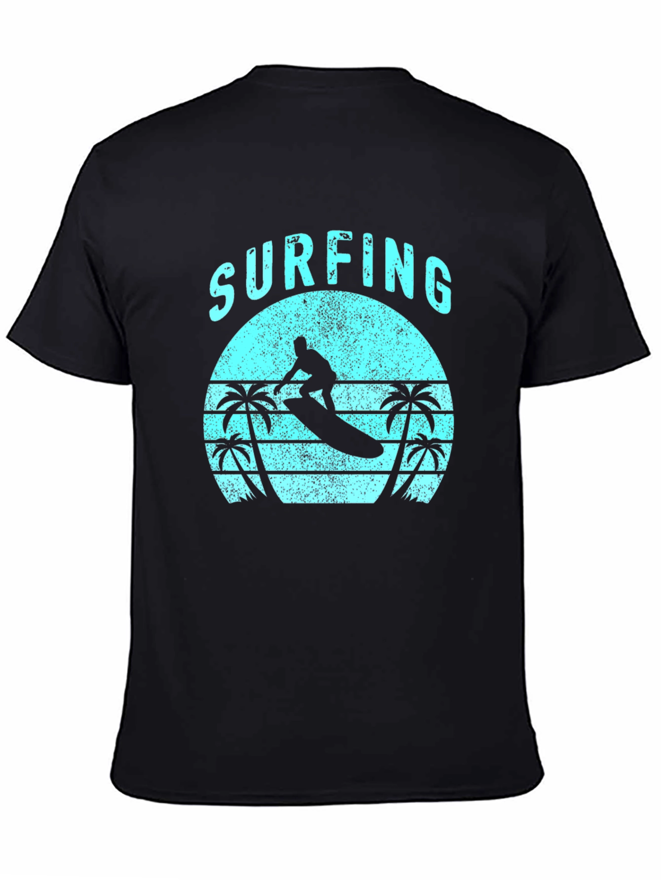 Retro Surfing Graphic Tee - Cool Beach Vibes