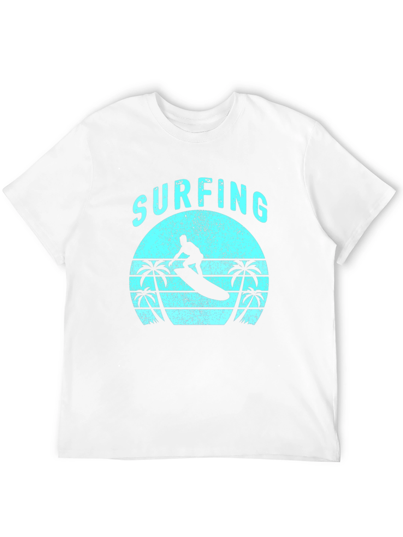 Retro Surfing Graphic Tee - Cool Beach Vibes