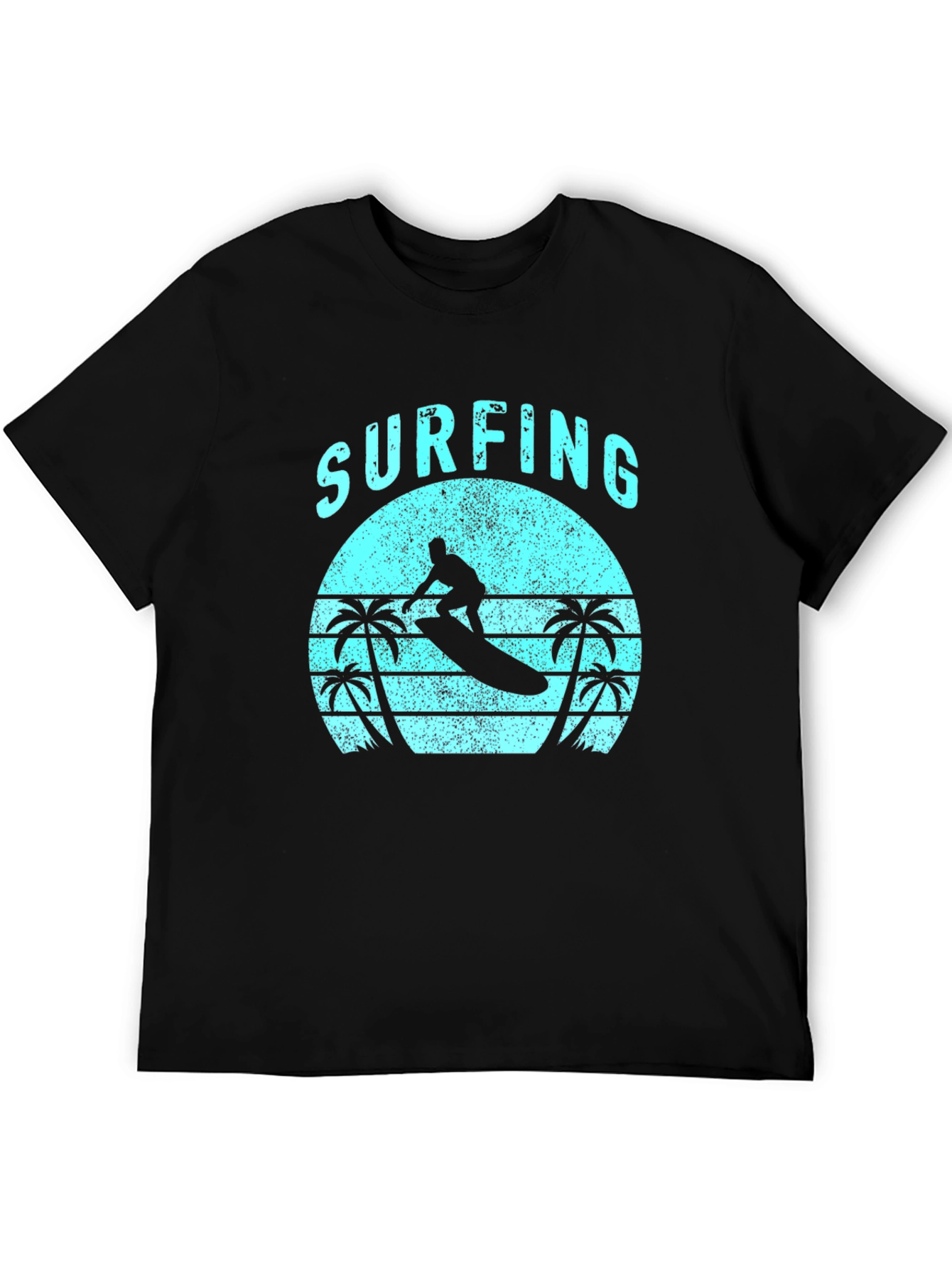 Retro Surfing Graphic Tee - Cool Beach Vibes