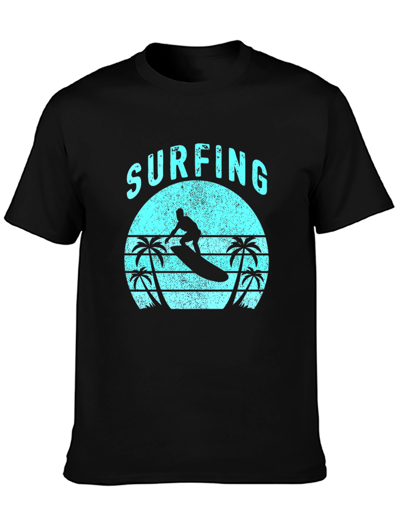 Retro Surfing Graphic Tee - Cool Beach Vibes