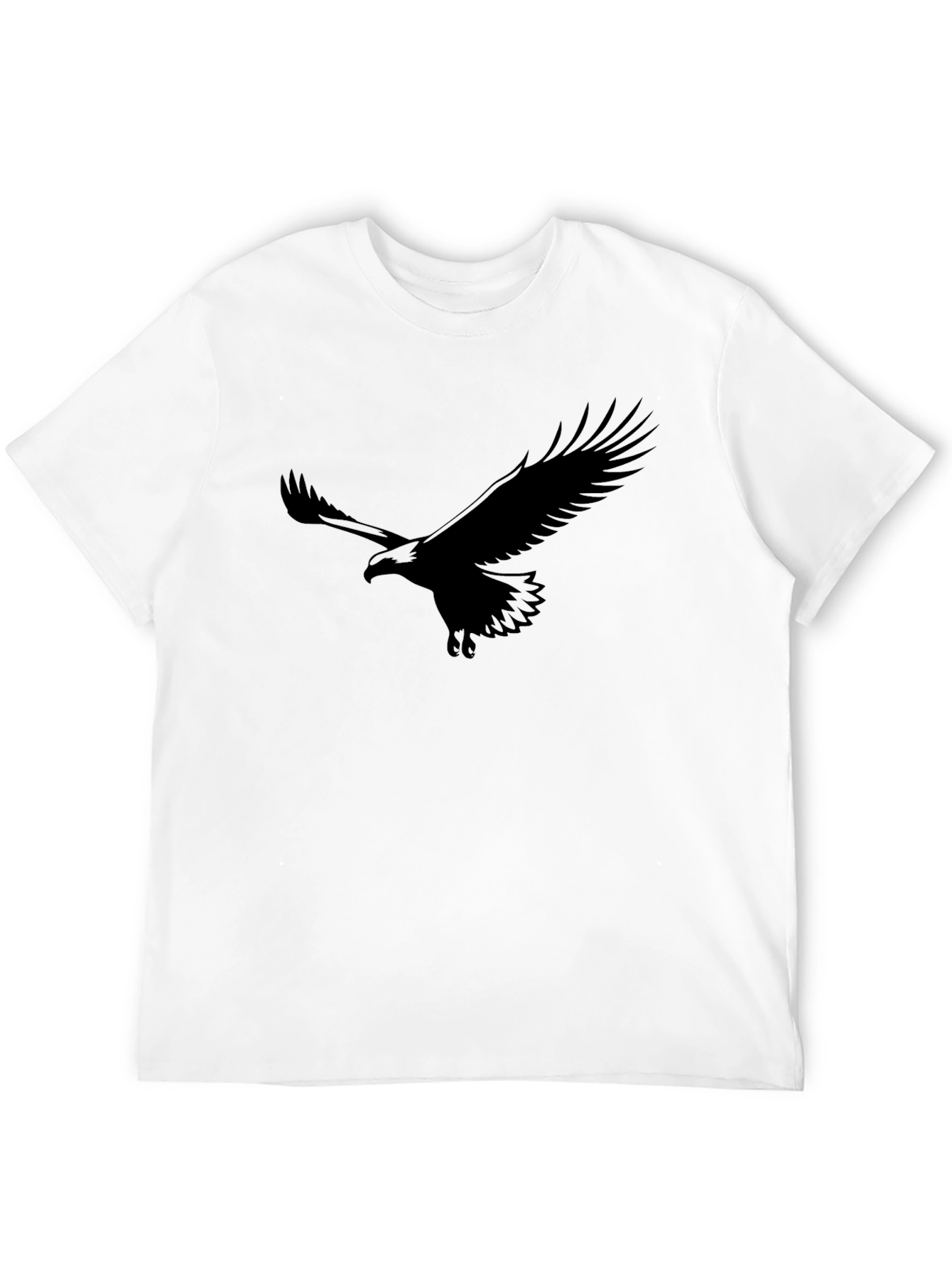 Mens Eagle Graphic Black T-Shirt
