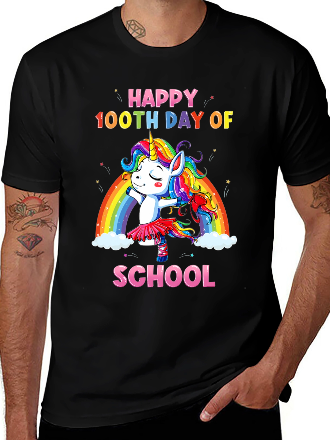 100th Day of School Unicorn T-Shirt