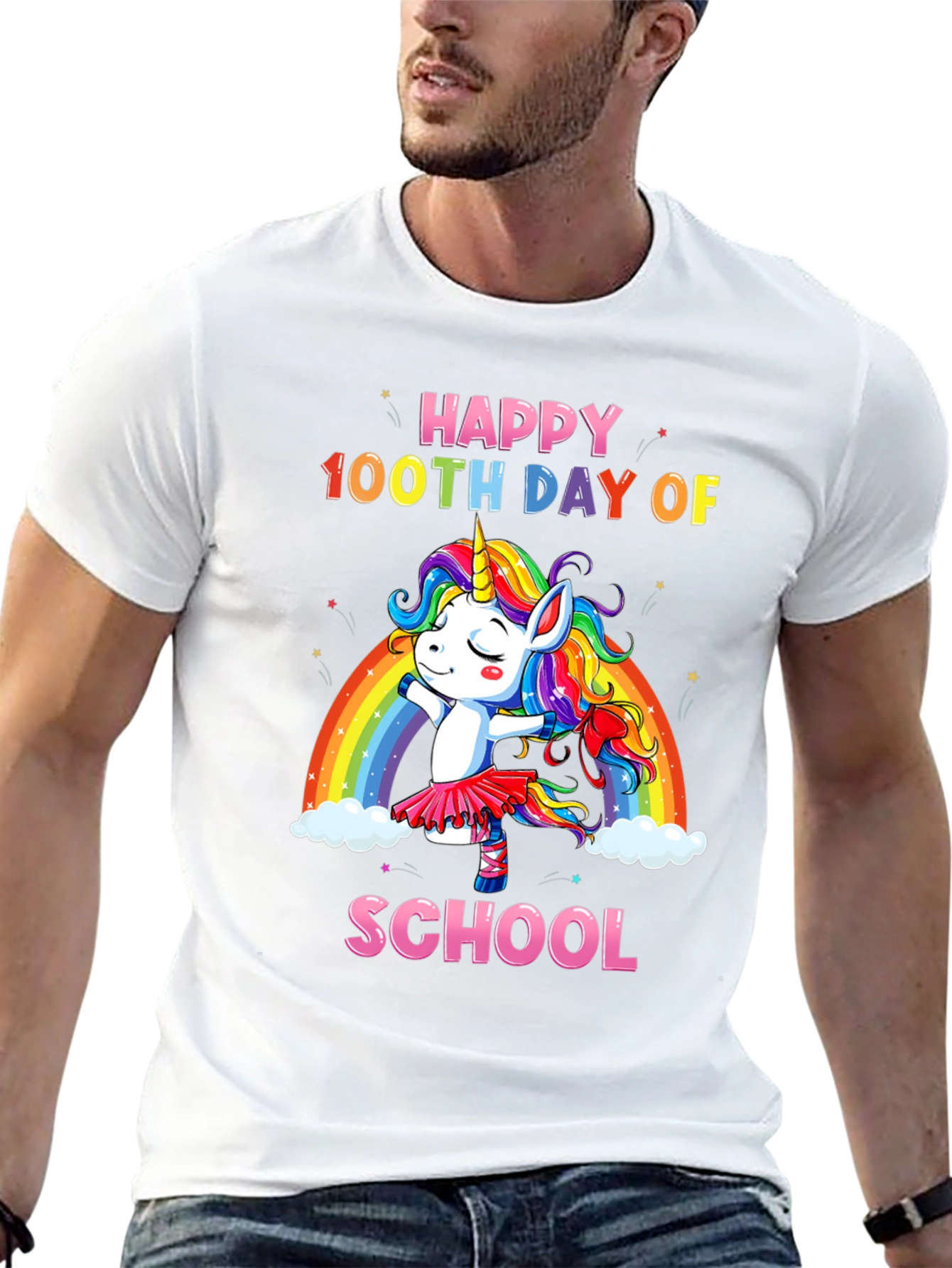 100th Day of School Unicorn T-Shirt