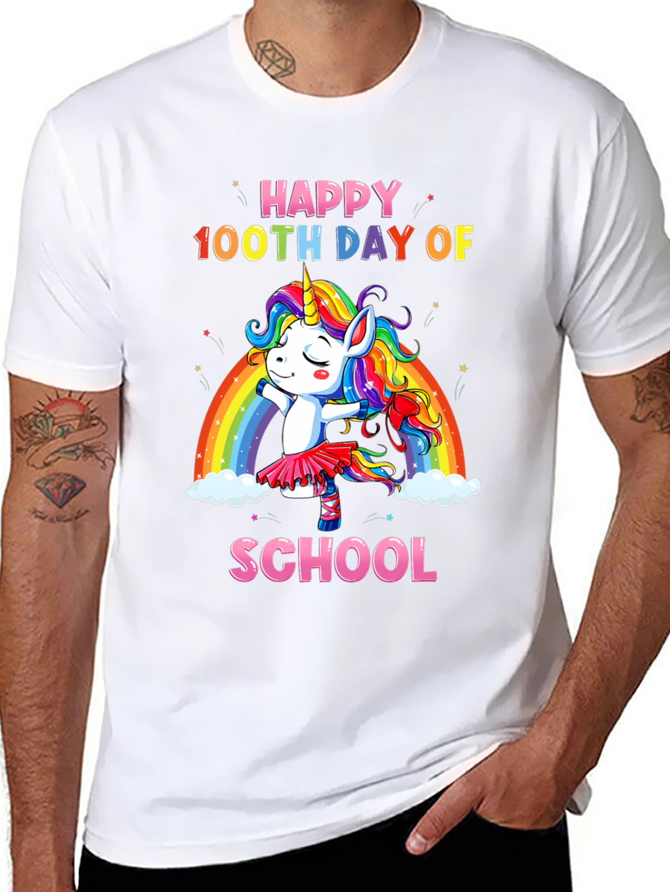100th Day of School Unicorn T-Shirt