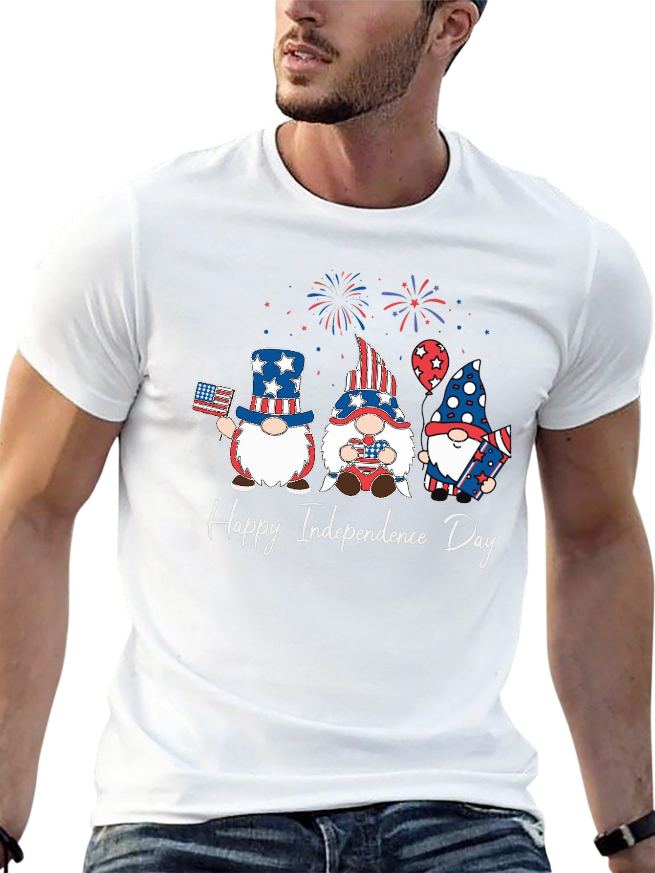 Patriotic Gnomes 4th of July T-Shirt