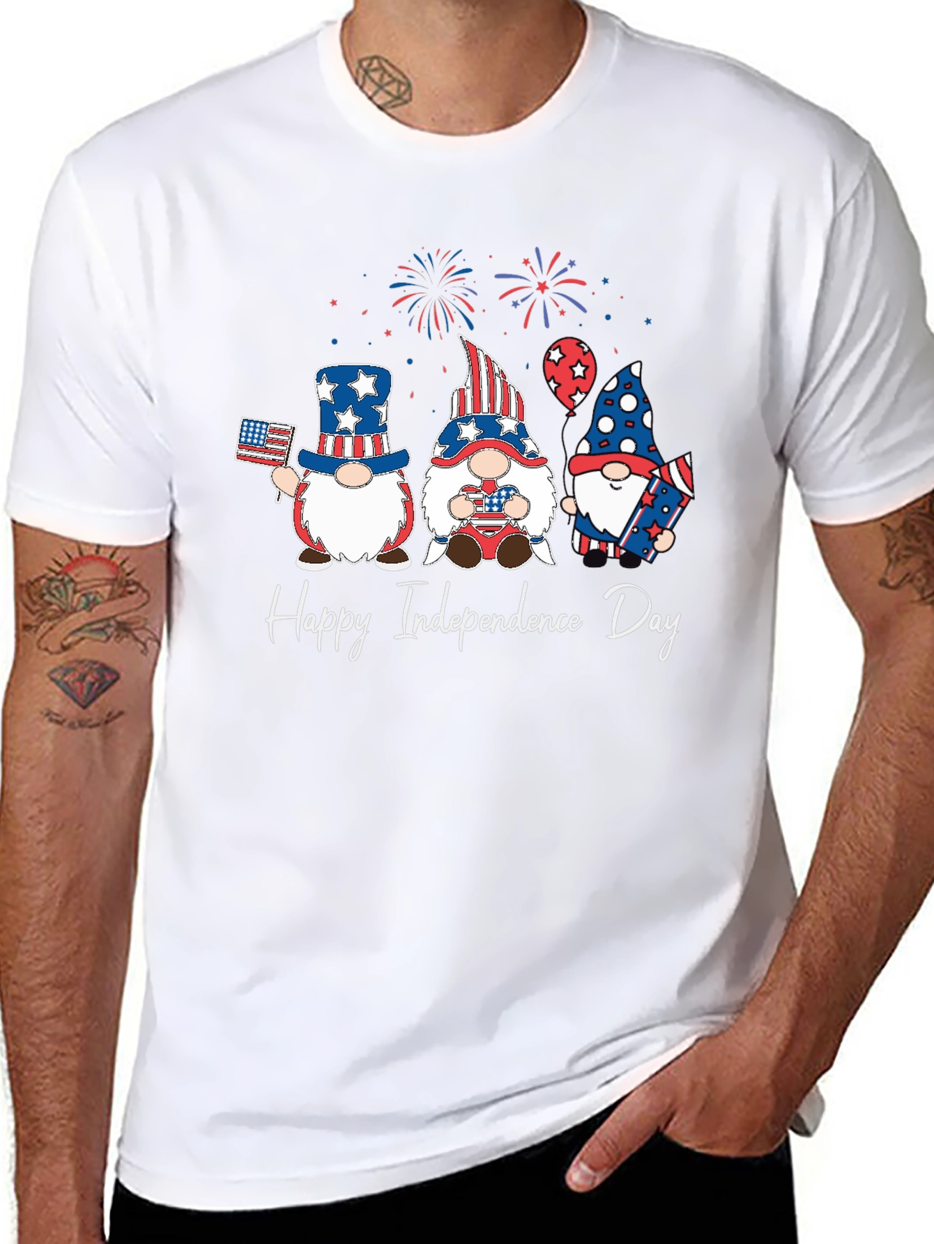 Patriotic Gnomes 4th of July T-Shirt
