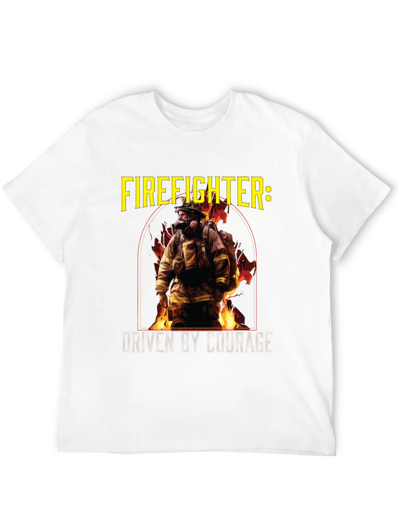 Firefighter Courage Graphic T-Shirt