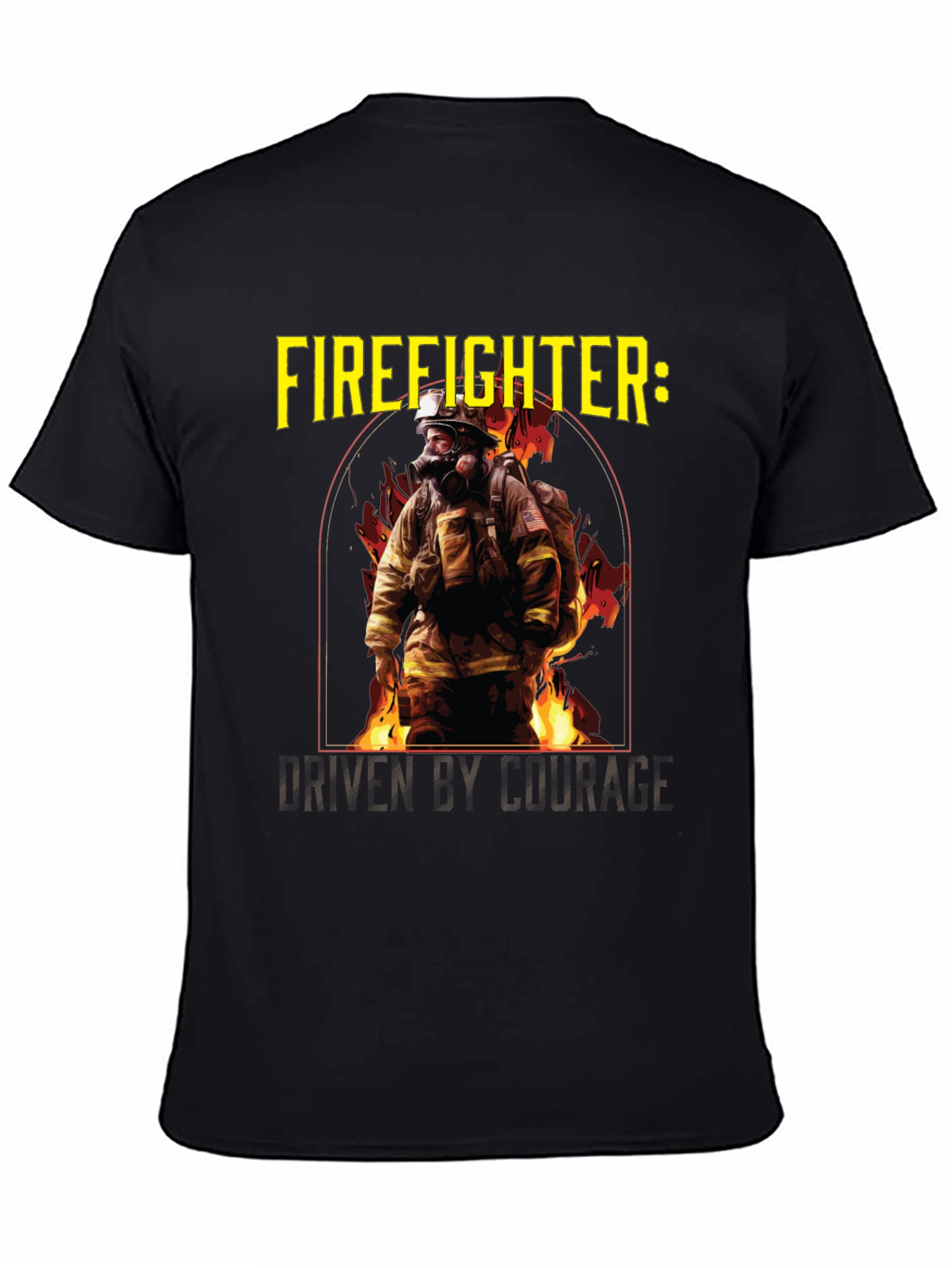 Firefighter Courage Graphic T-Shirt