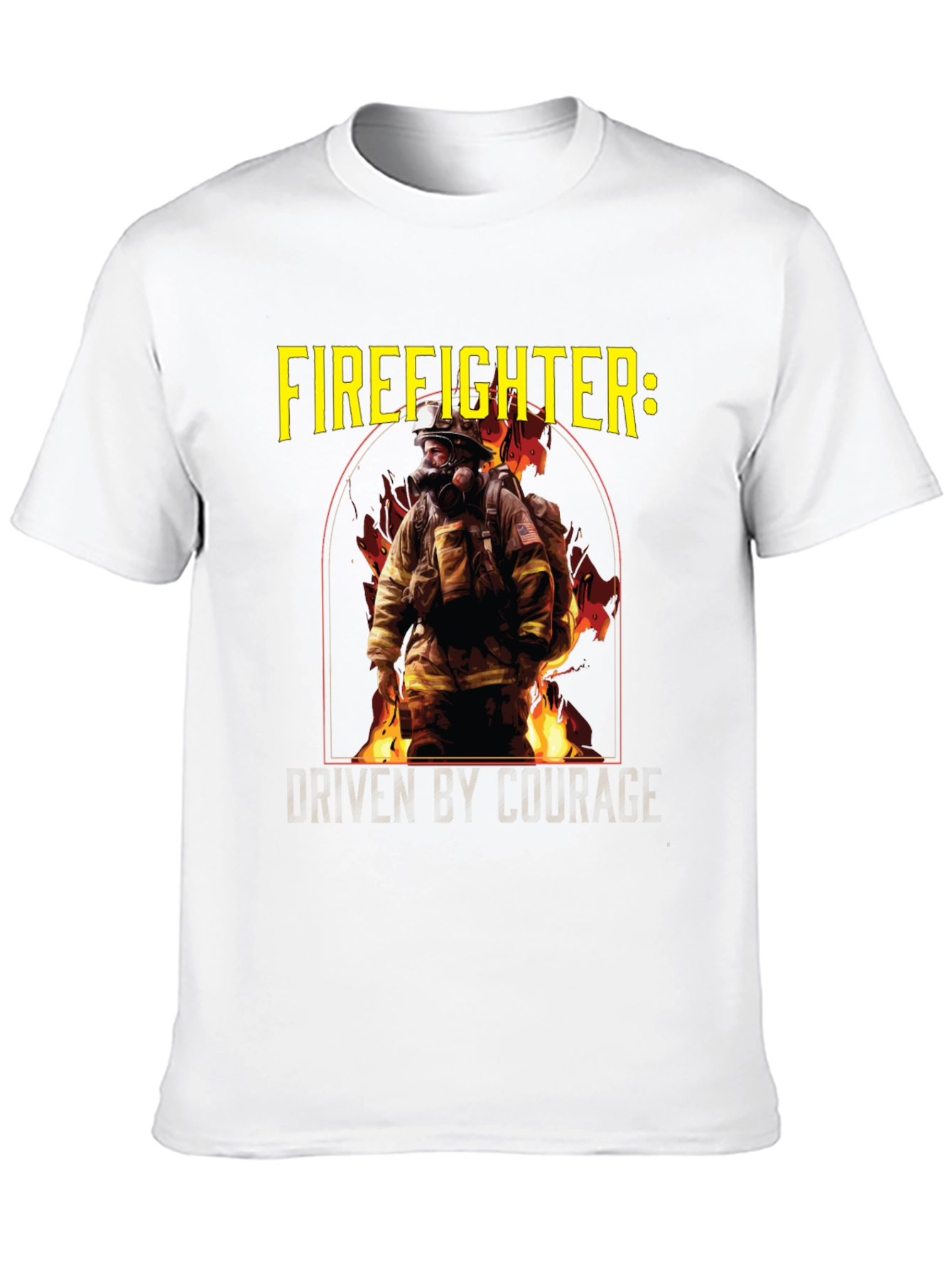 Firefighter Courage Graphic T-Shirt