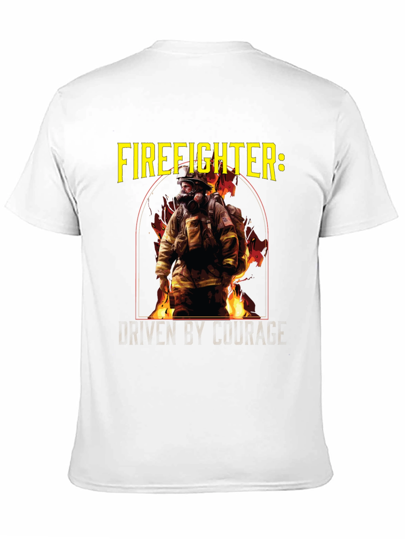 Firefighter Courage Graphic T-Shirt